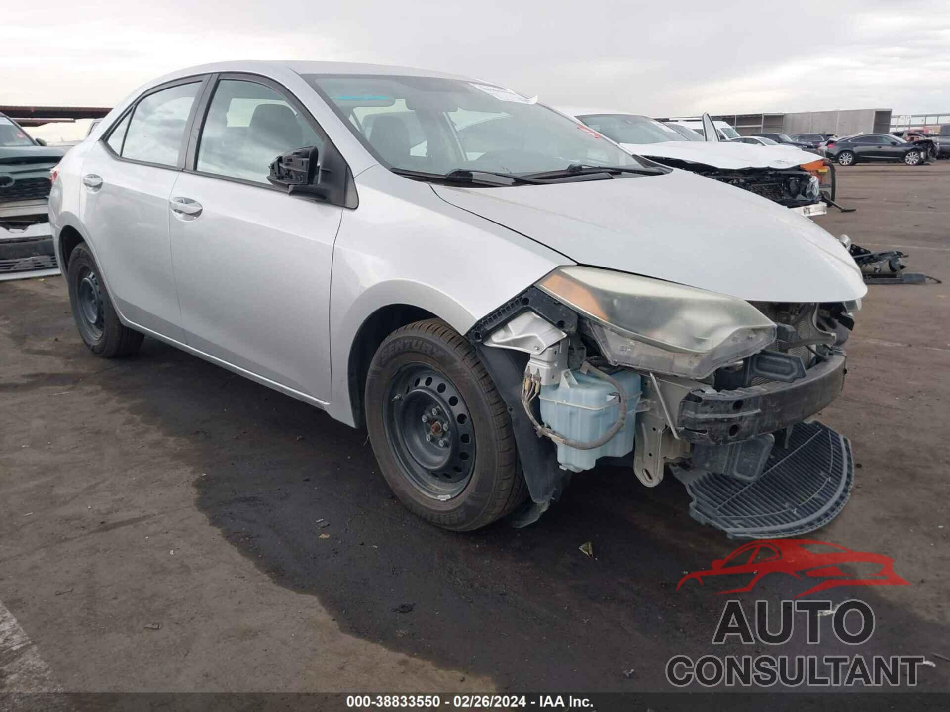TOYOTA COROLLA 2018 - 5YFBURHE1JP803151