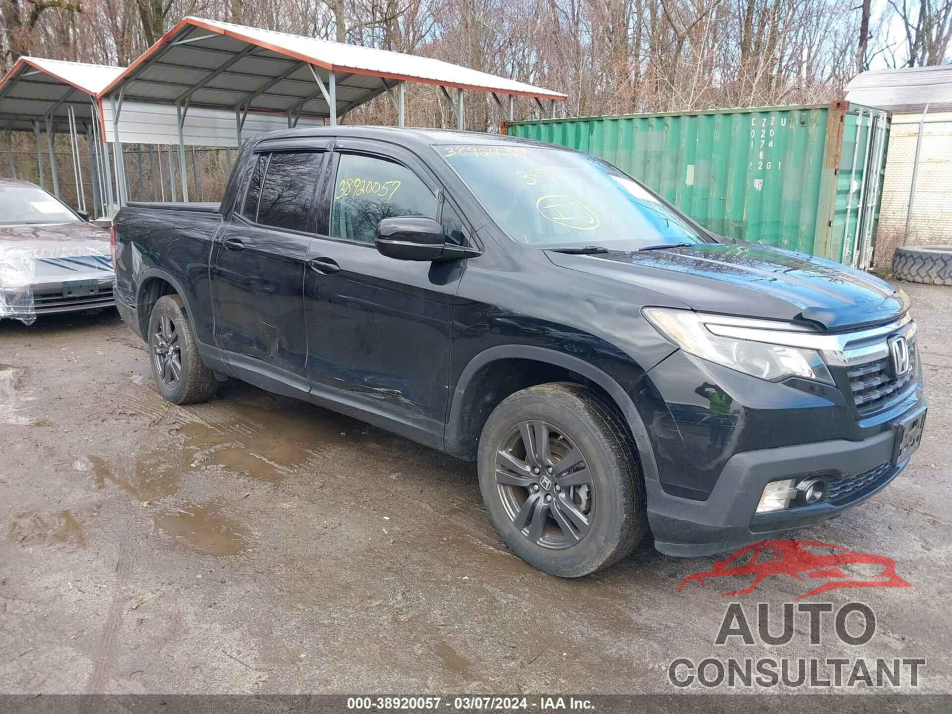 HONDA RIDGELINE 2019 - 5FPYK3F12KB043622