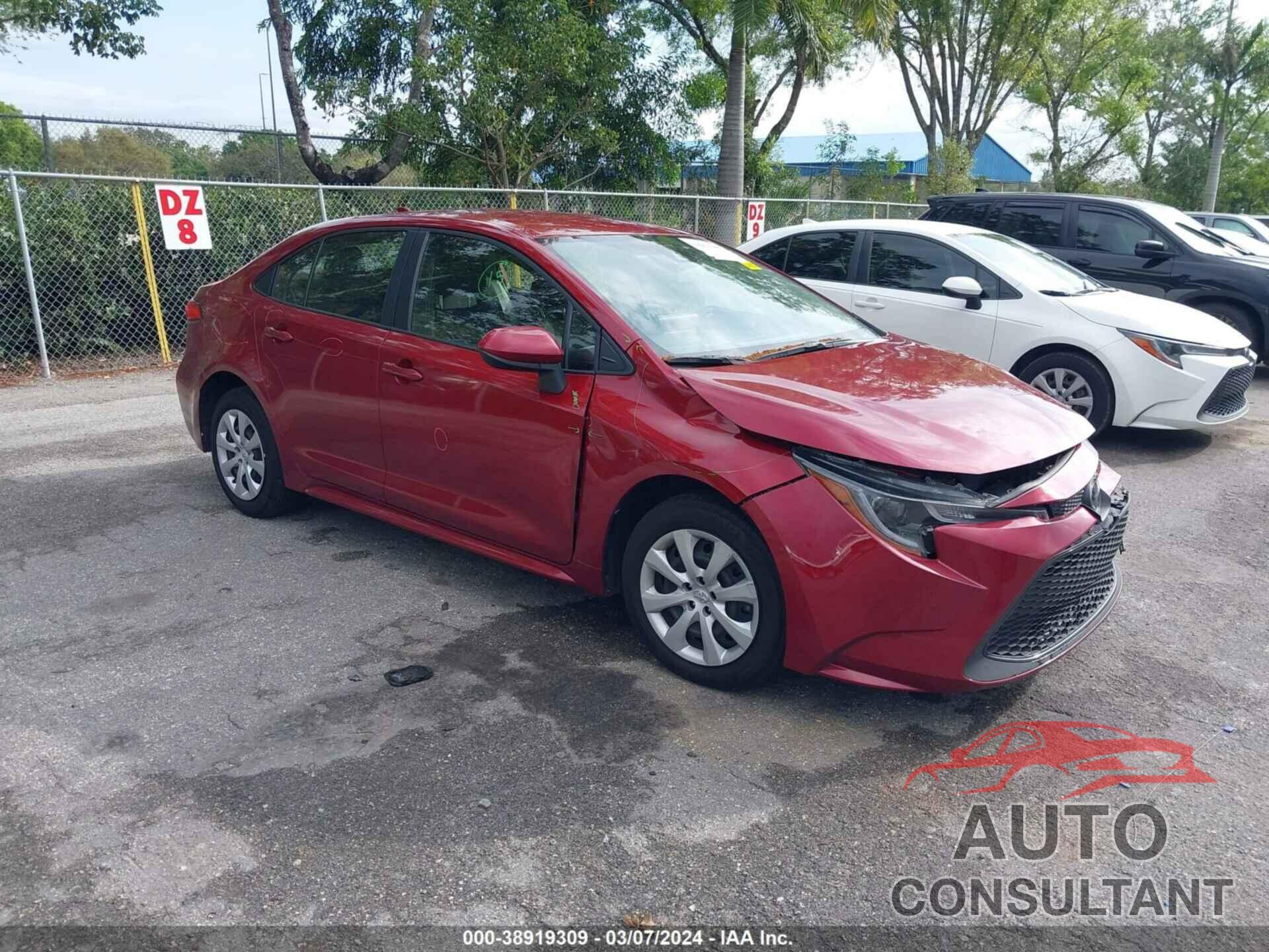 TOYOTA COROLLA 2022 - JTDEPMAE1NJ228383