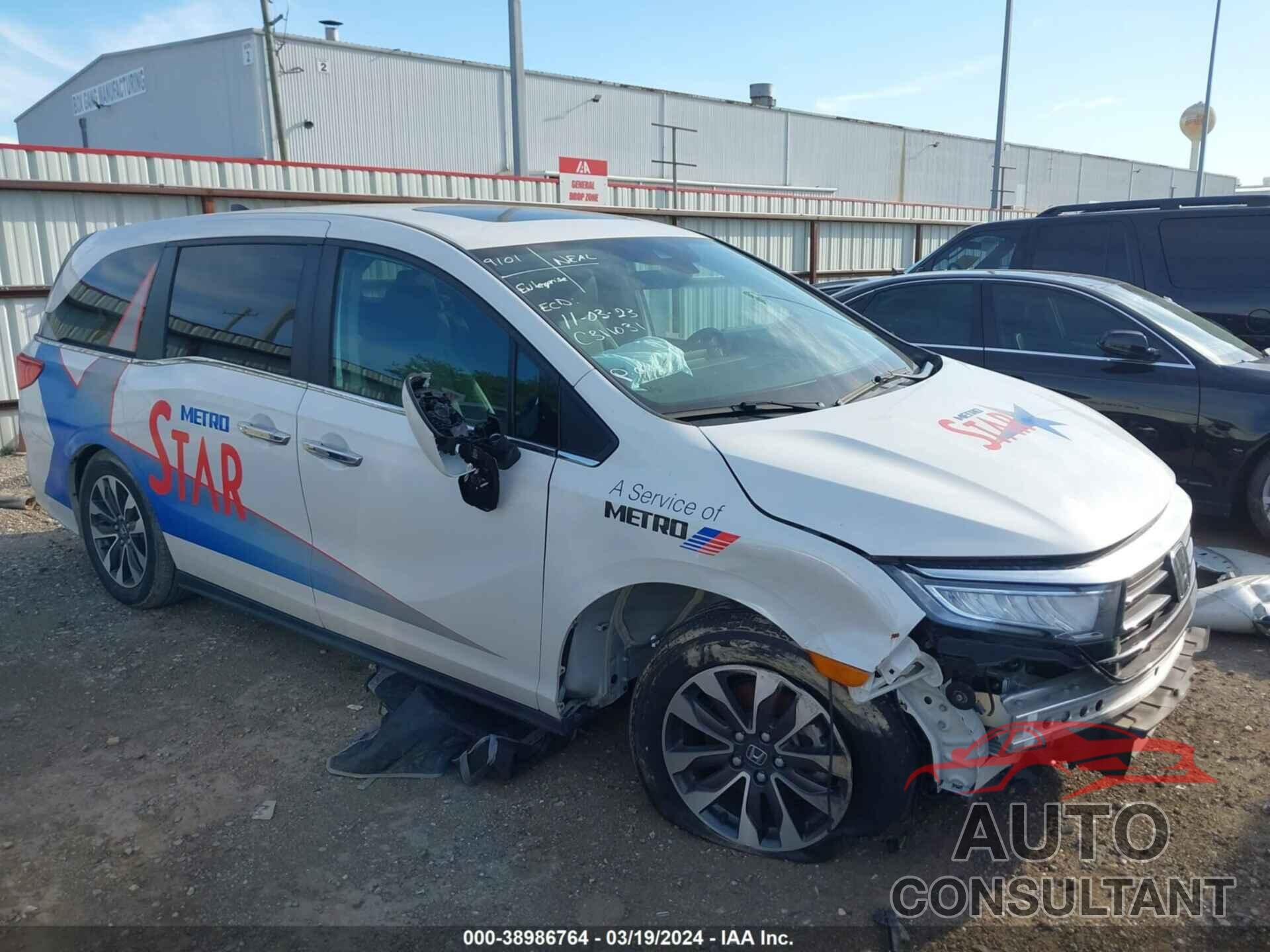 HONDA ODYSSEY 2023 - 5FNRL6H67PB040646