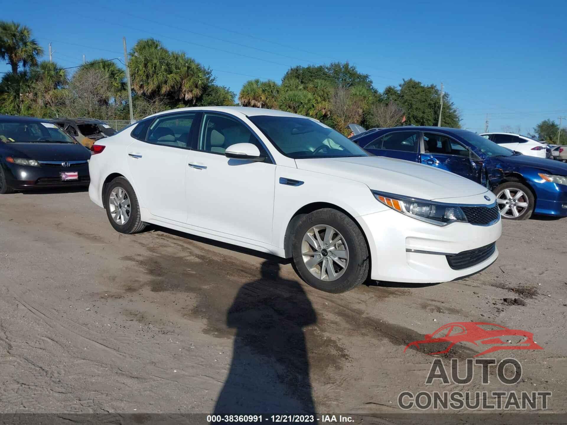 KIA OPTIMA 2016 - KNAGT4L38G5072058