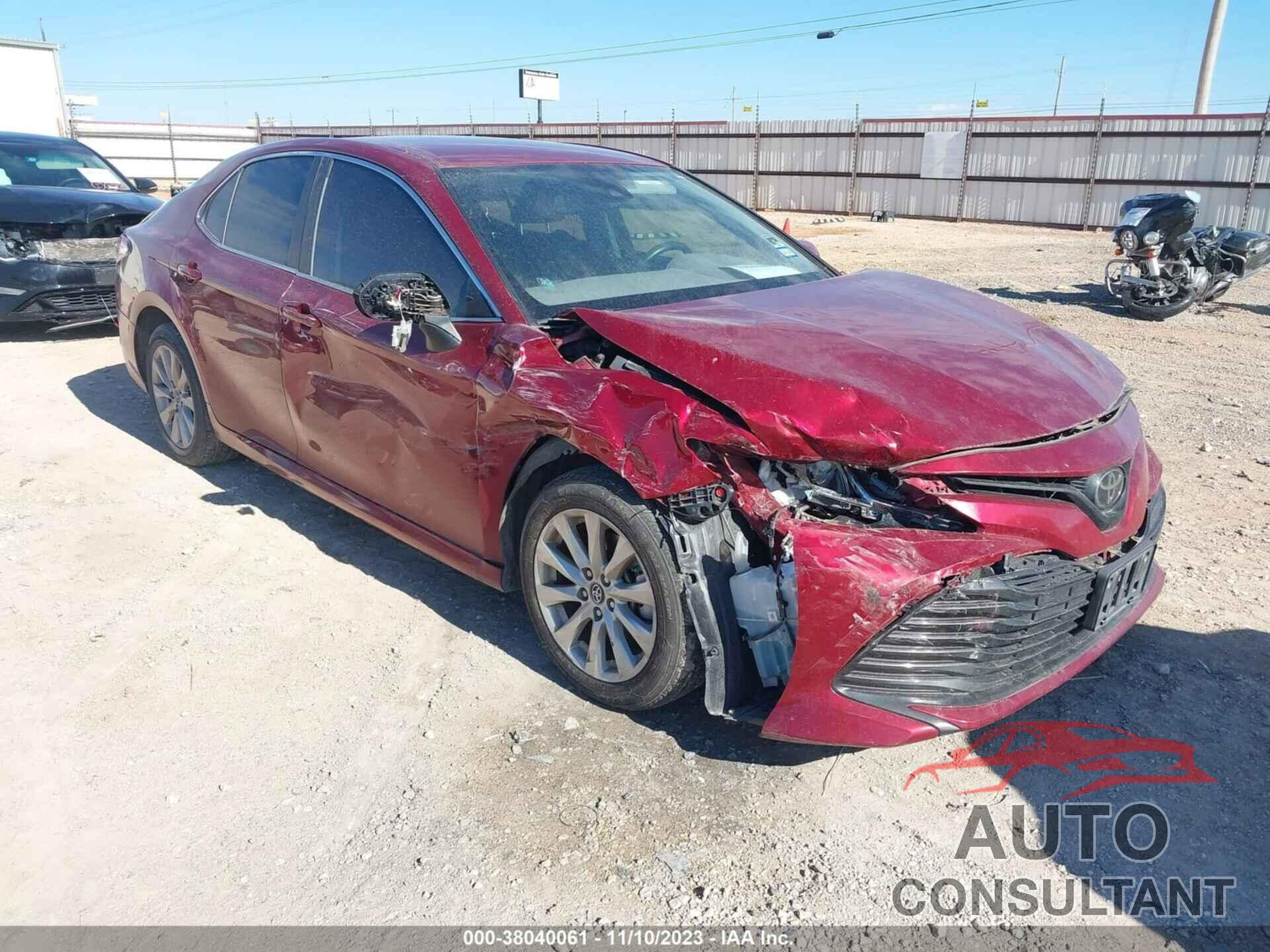 TOYOTA CAMRY 2019 - 4T1B11HK6KU753492