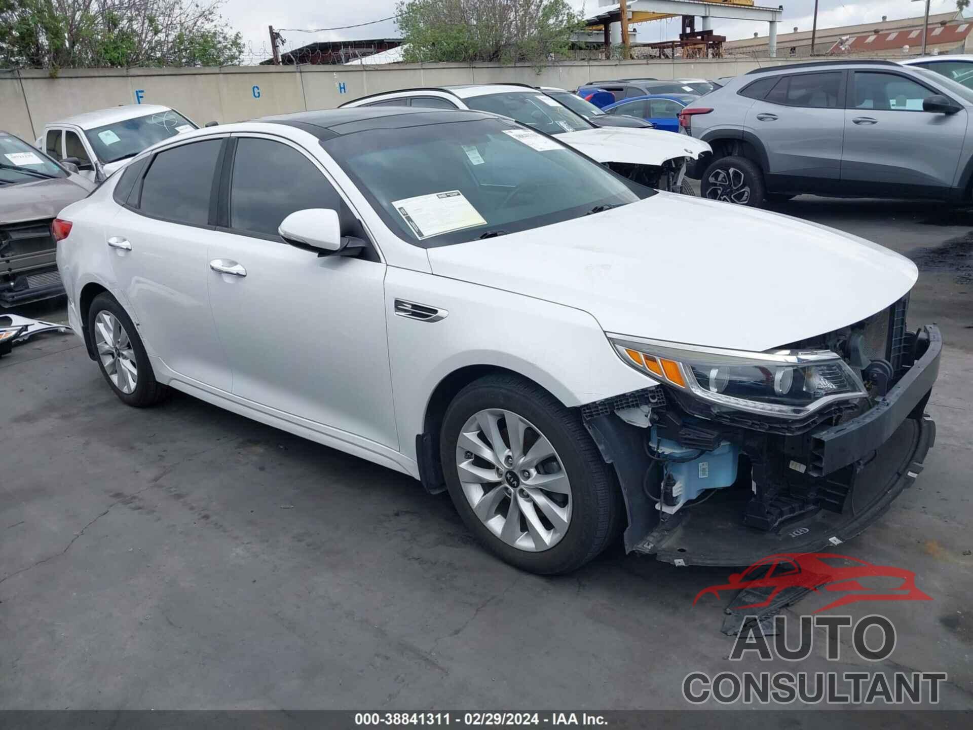 KIA OPTIMA 2016 - 5XXGU4L3XGG056651