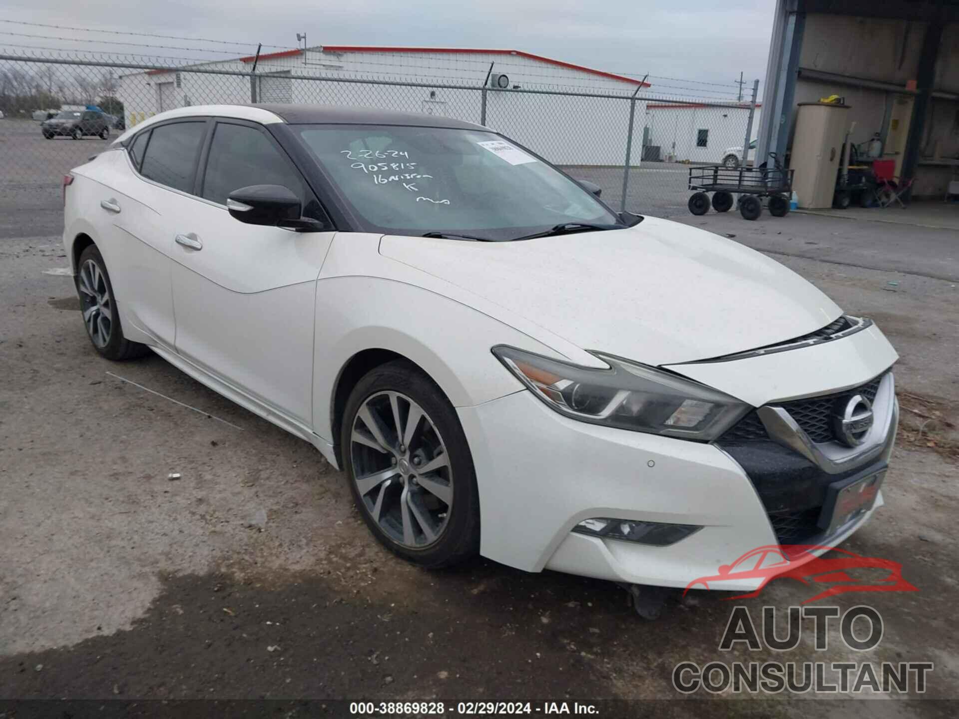 NISSAN MAXIMA 2016 - 1N4AA6AP1GC905815