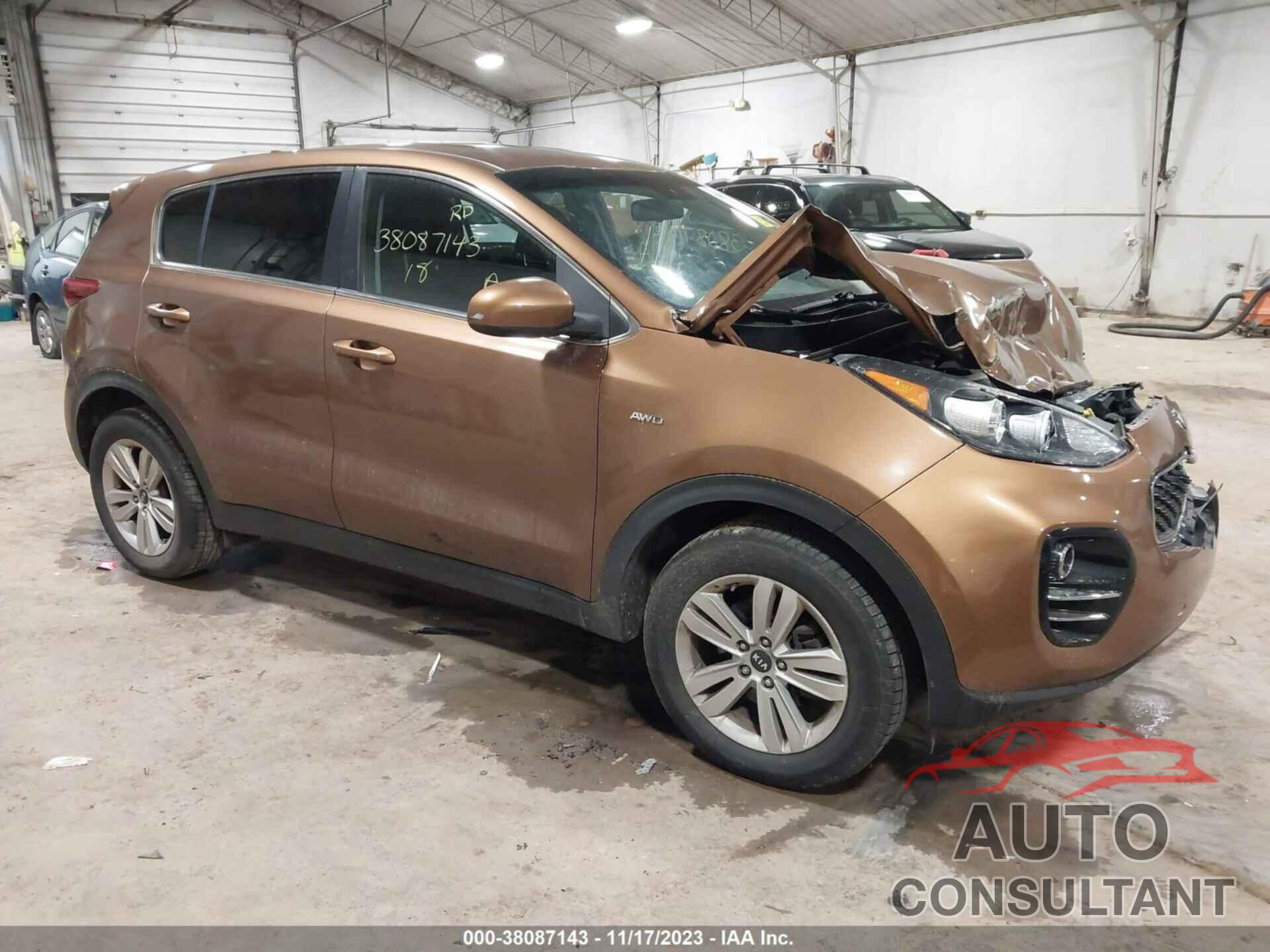 KIA SPORTAGE 2018 - KNDPMCAC5J7339892