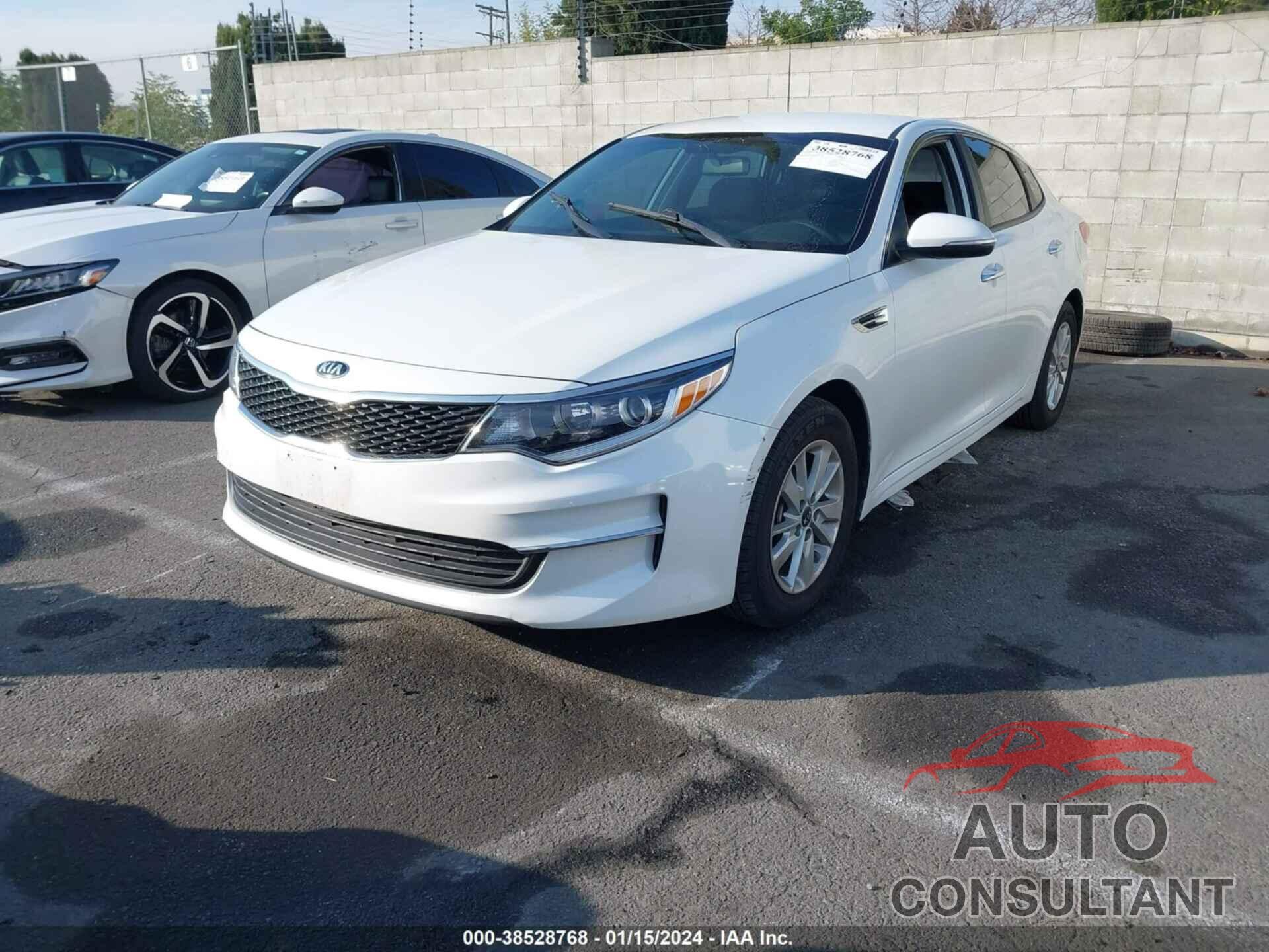 KIA OPTIMA 2016 - KNAGT4L35G5086628