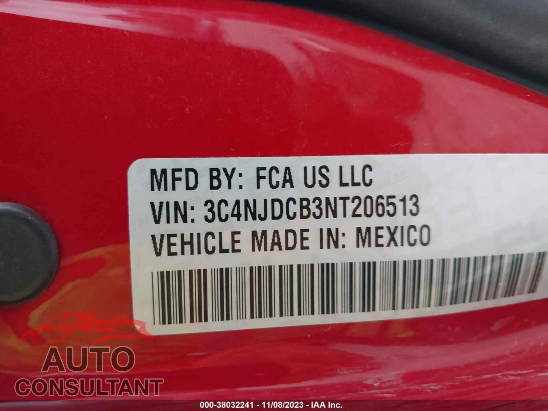 JEEP COMPASS 2022 - 3C4NJDCB3NT206513