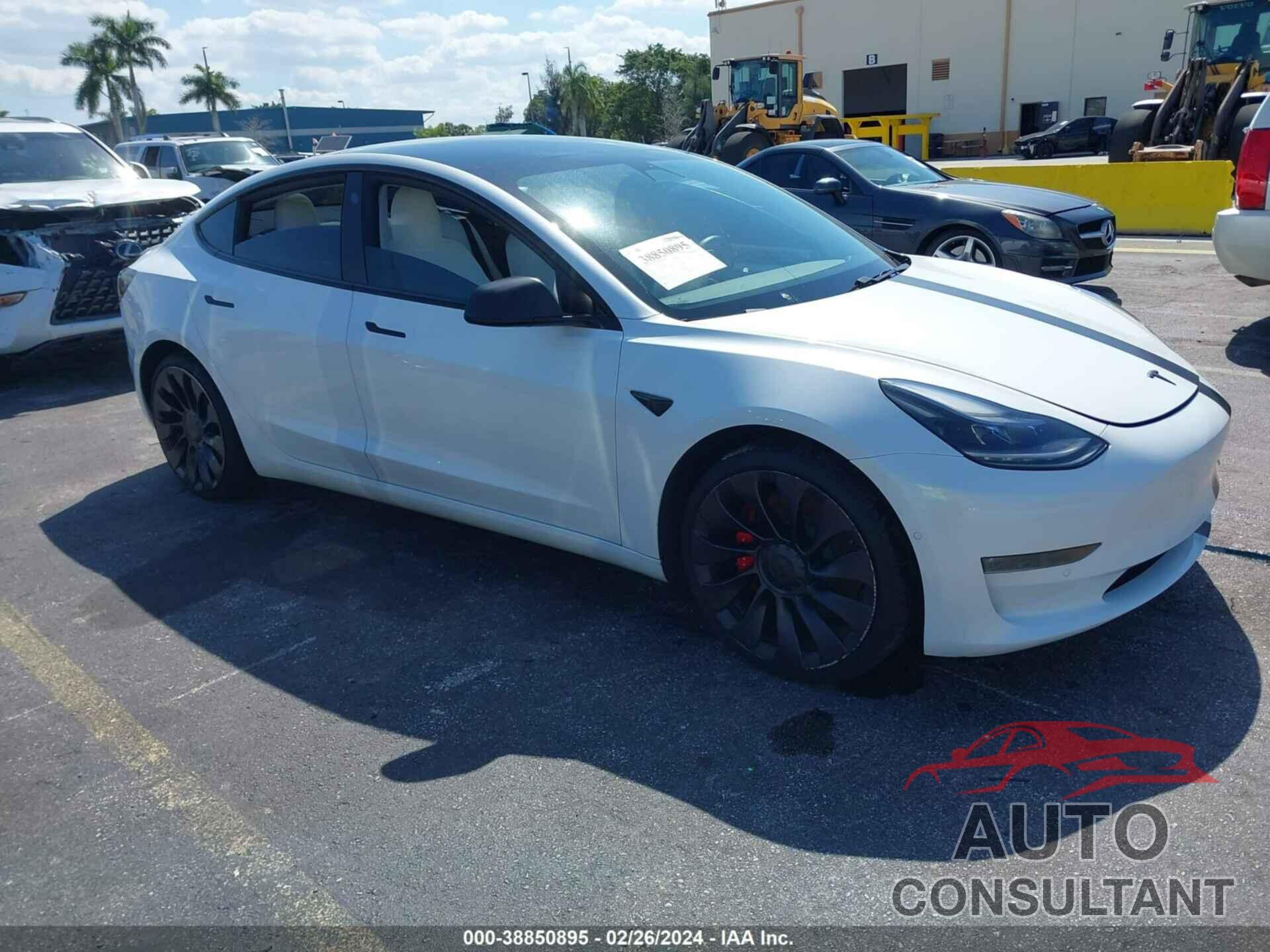 TESLA MODEL 3 2021 - 5YJ3E1ECXMF078090