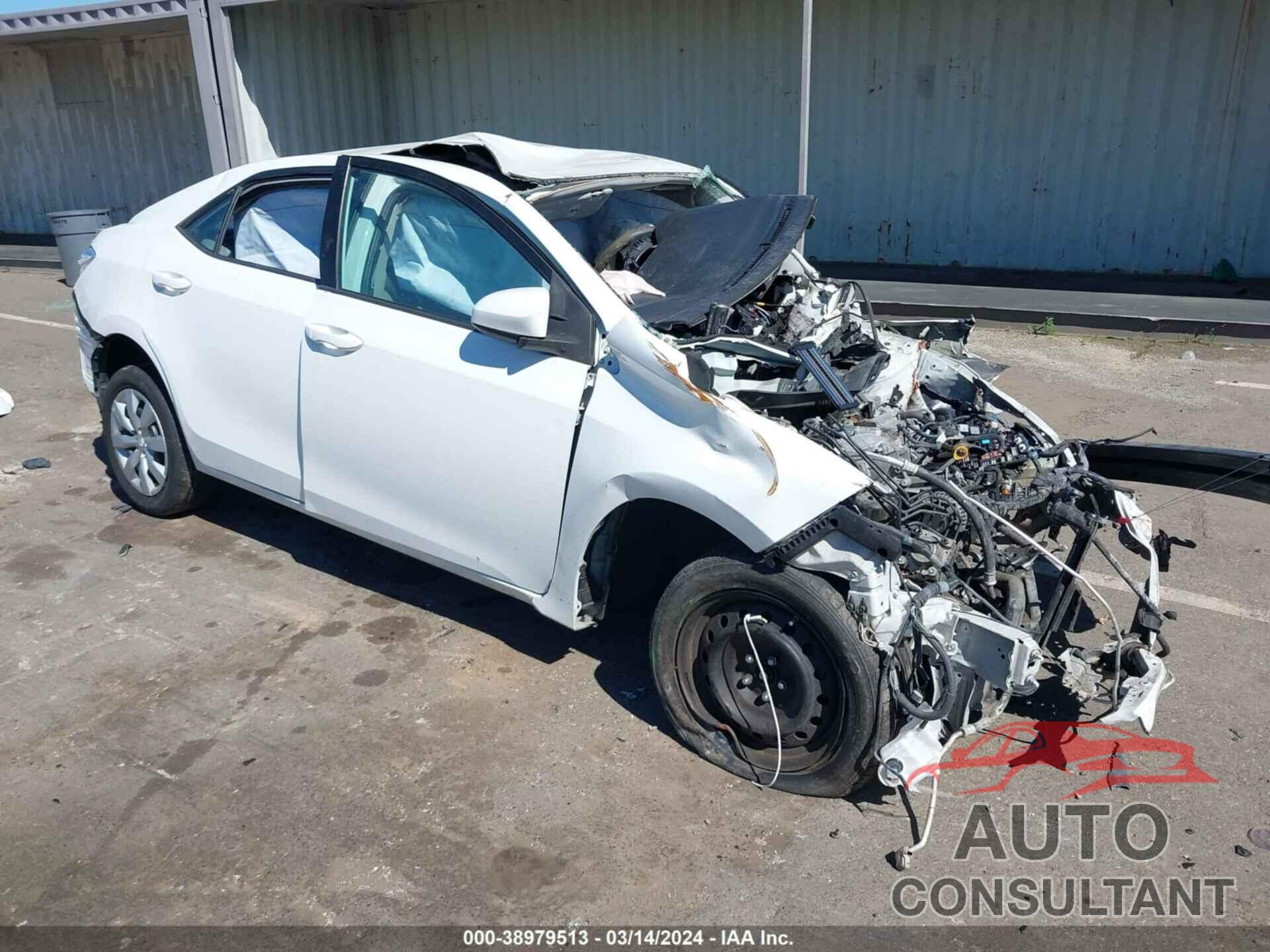 TOYOTA COROLLA 2016 - 5YFBURHE4GP525306