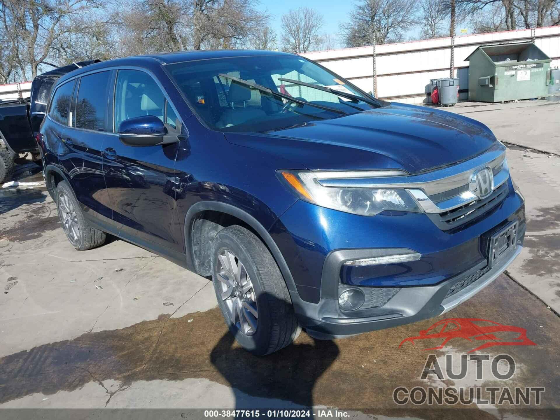 HONDA PILOT 2019 - 5FNYF5H52KB033729