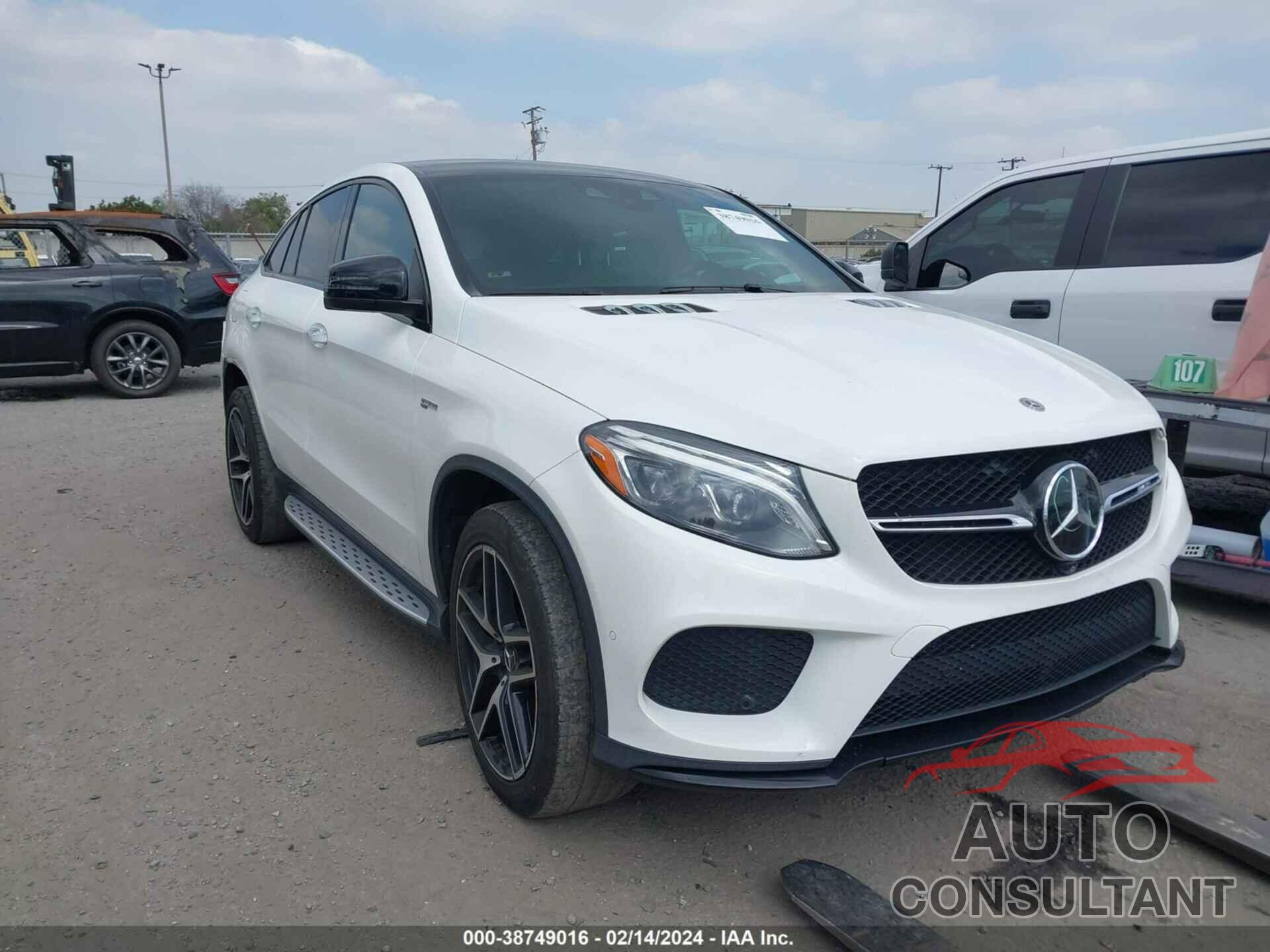 MERCEDES-BENZ AMG GLE 43 COUPE 2019 - 4JGED6EB5KA141842