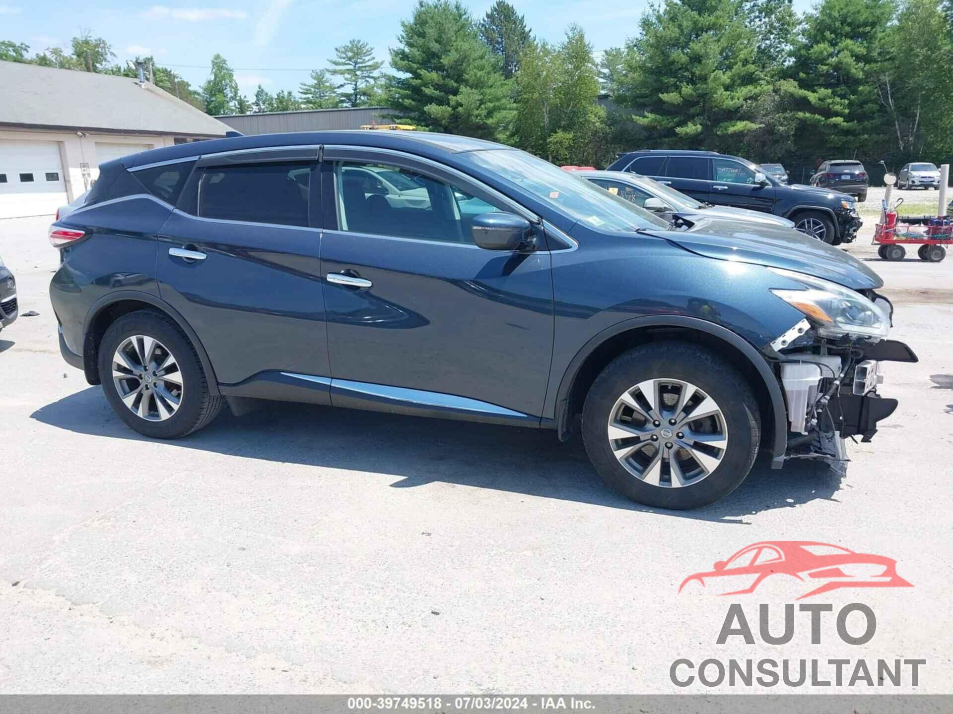 NISSAN MURANO 2018 - 5N1AZ2MH5JN119670