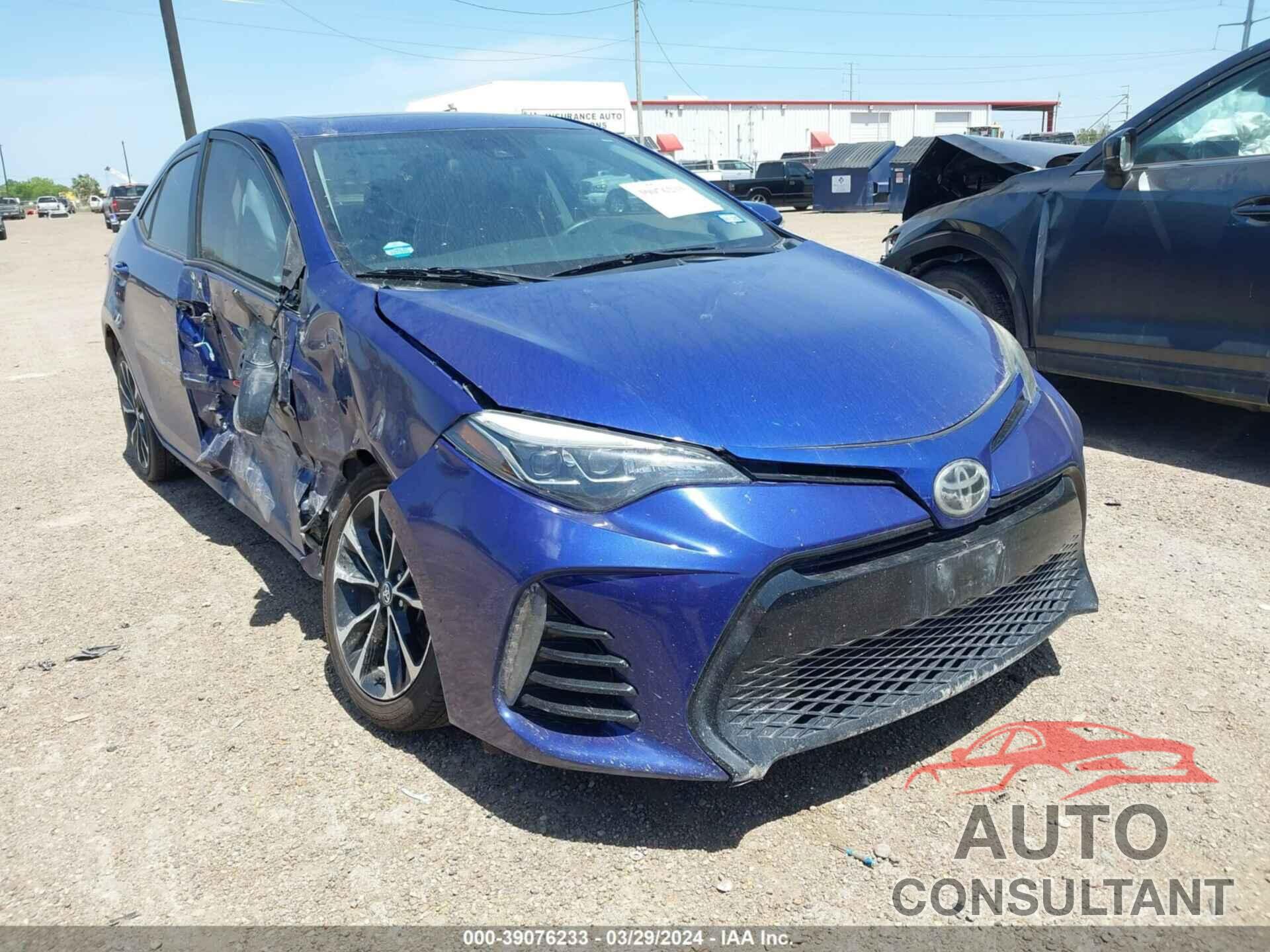 TOYOTA COROLLA 2017 - 5YFBURHE9HP630344