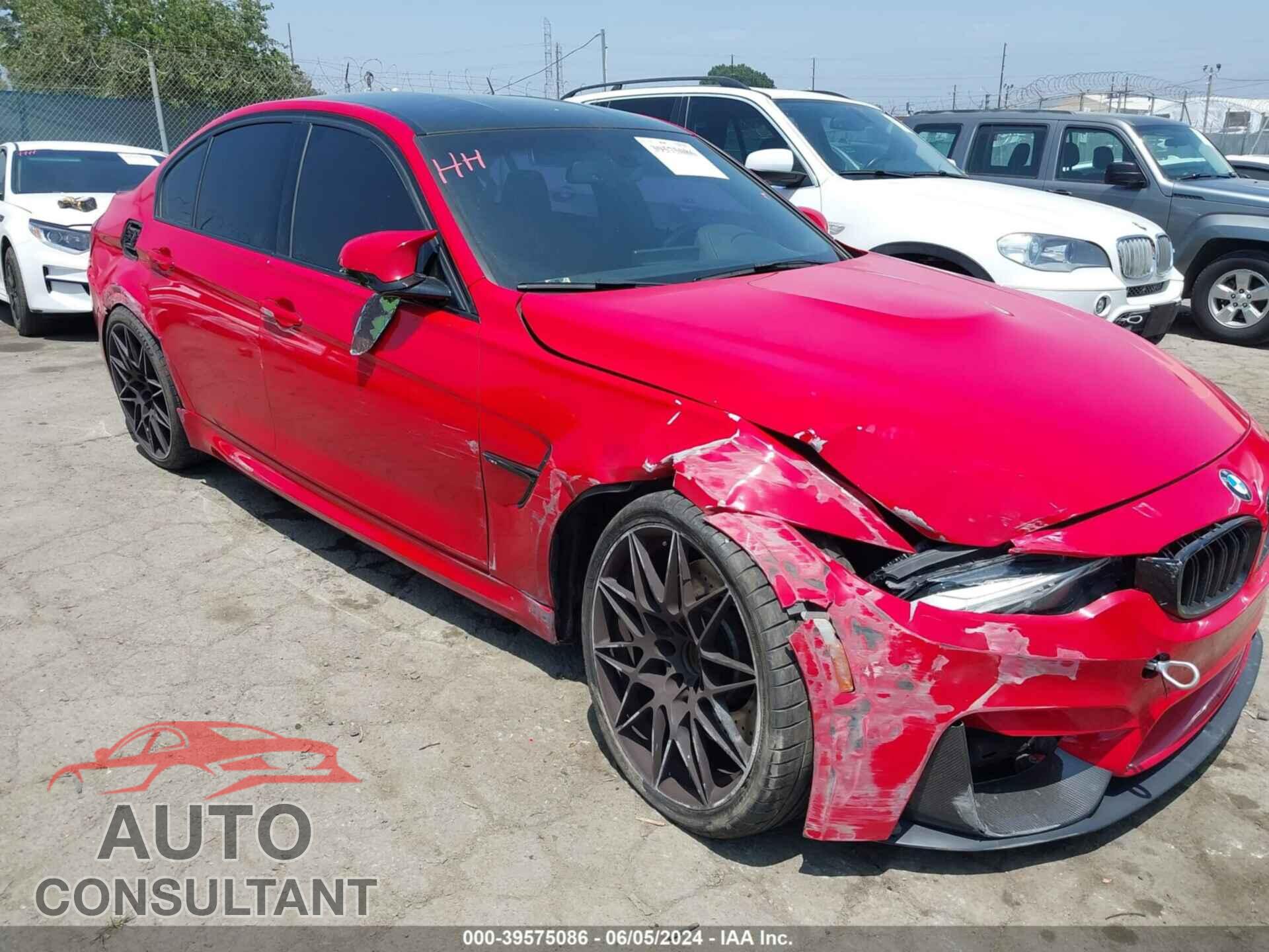 BMW M3 2018 - WBS8M9C59J5J79980