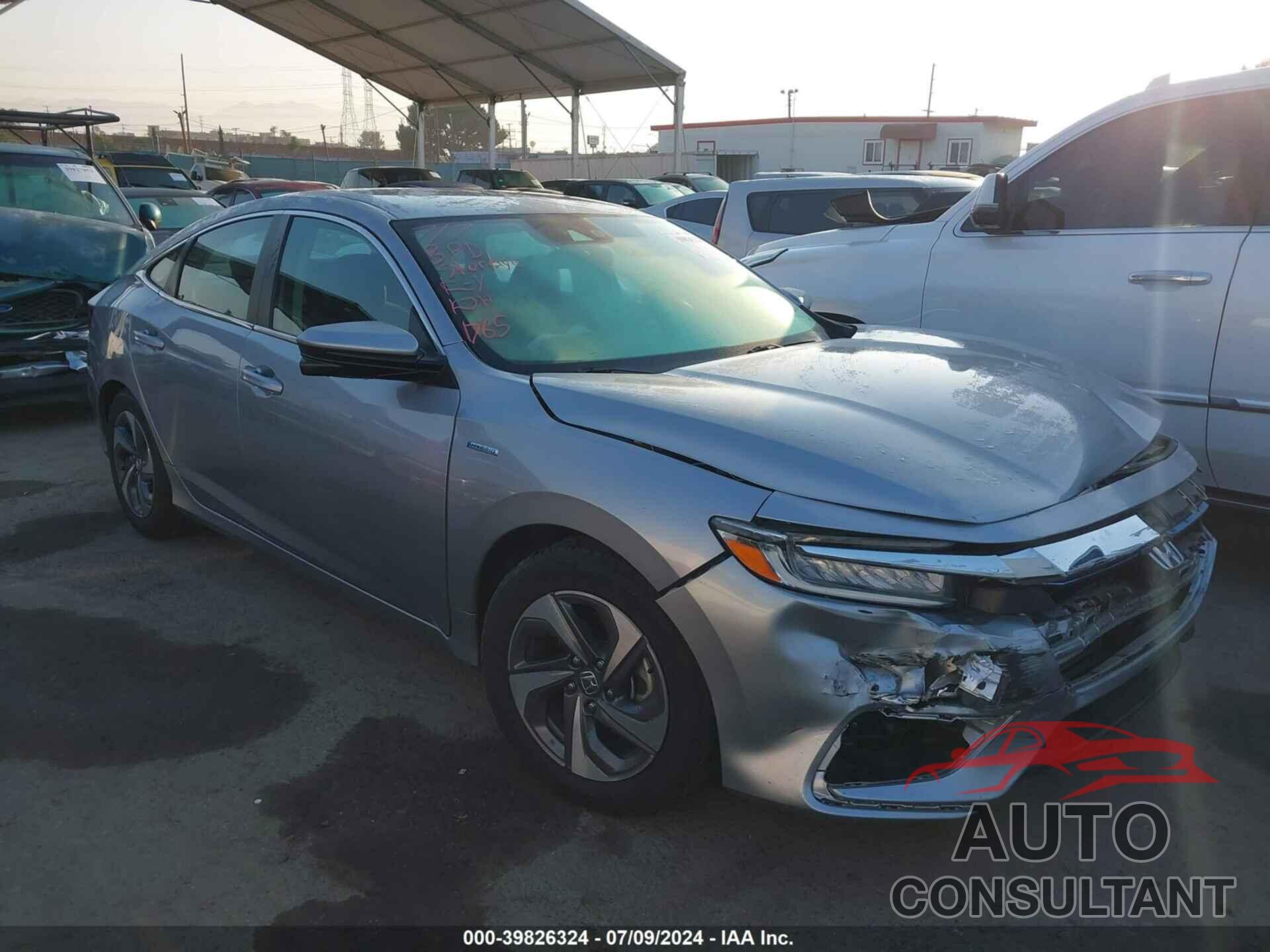 HONDA INSIGHT 2019 - 19XZE4F59KE021765