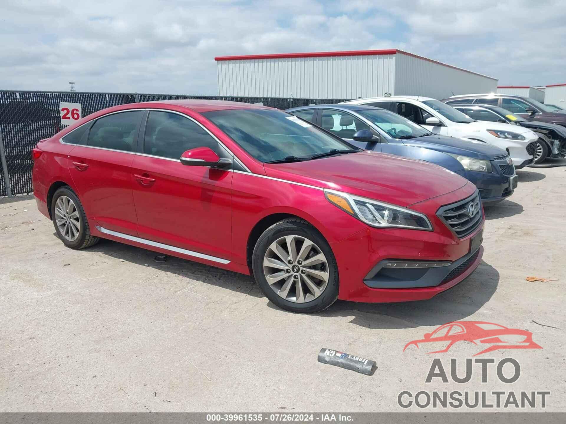 HYUNDAI SONATA 2017 - 5NPE34AF0HH464590