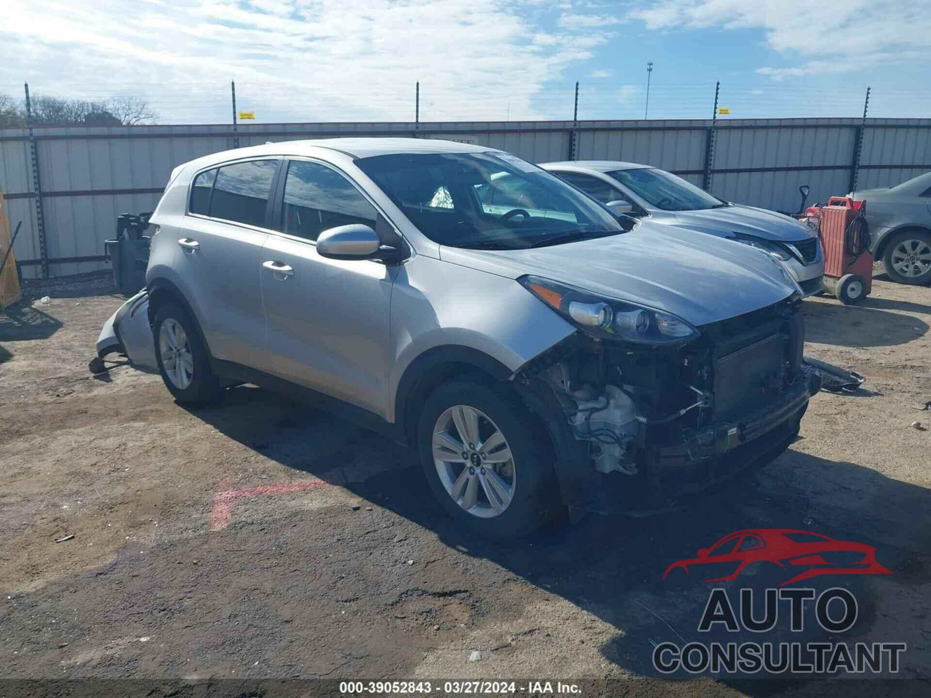 KIA SPORTAGE 2019 - KNDPM3AC9K7609207
