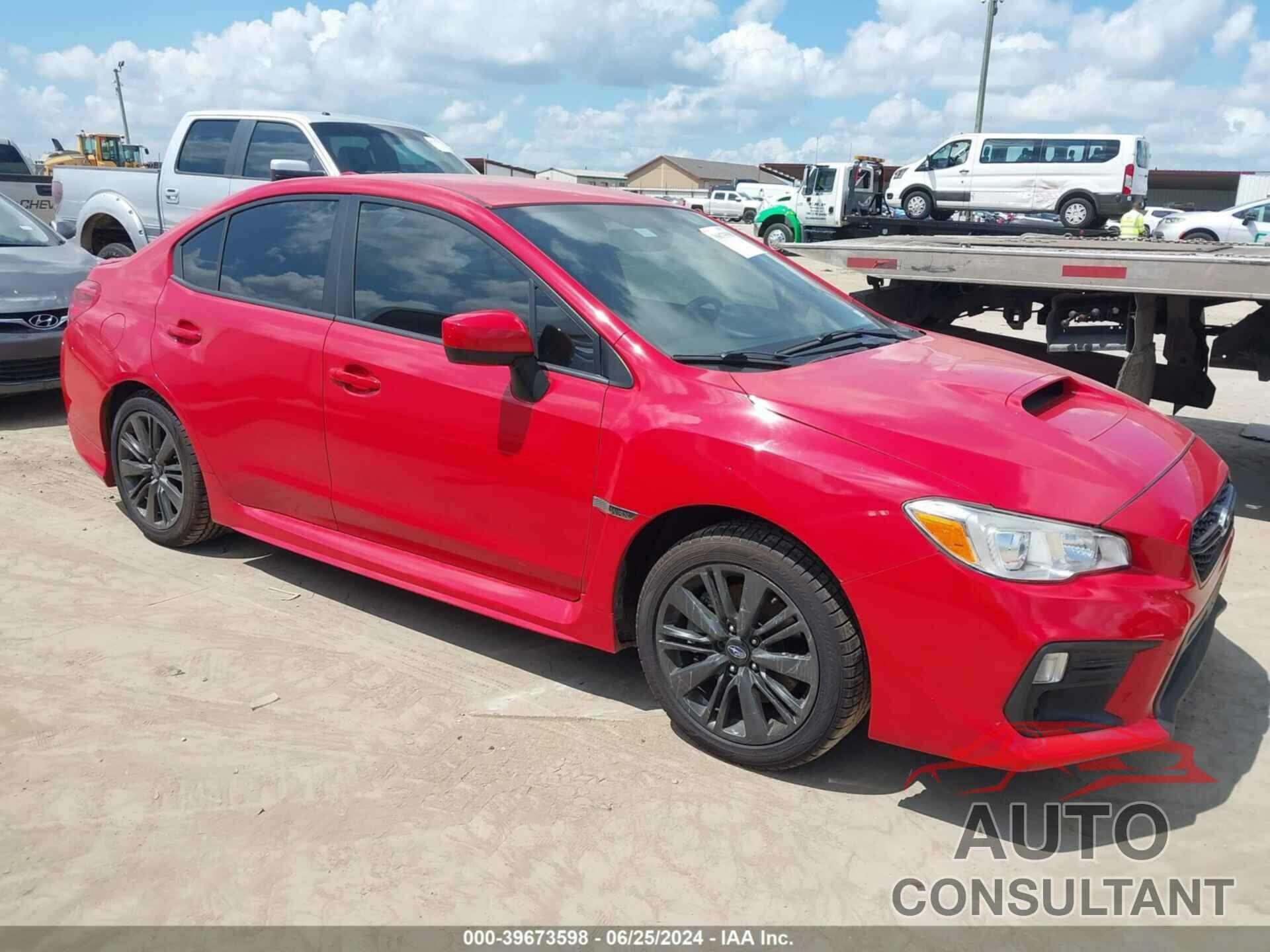 SUBARU WRX 2018 - JF1VA1A68J9800480