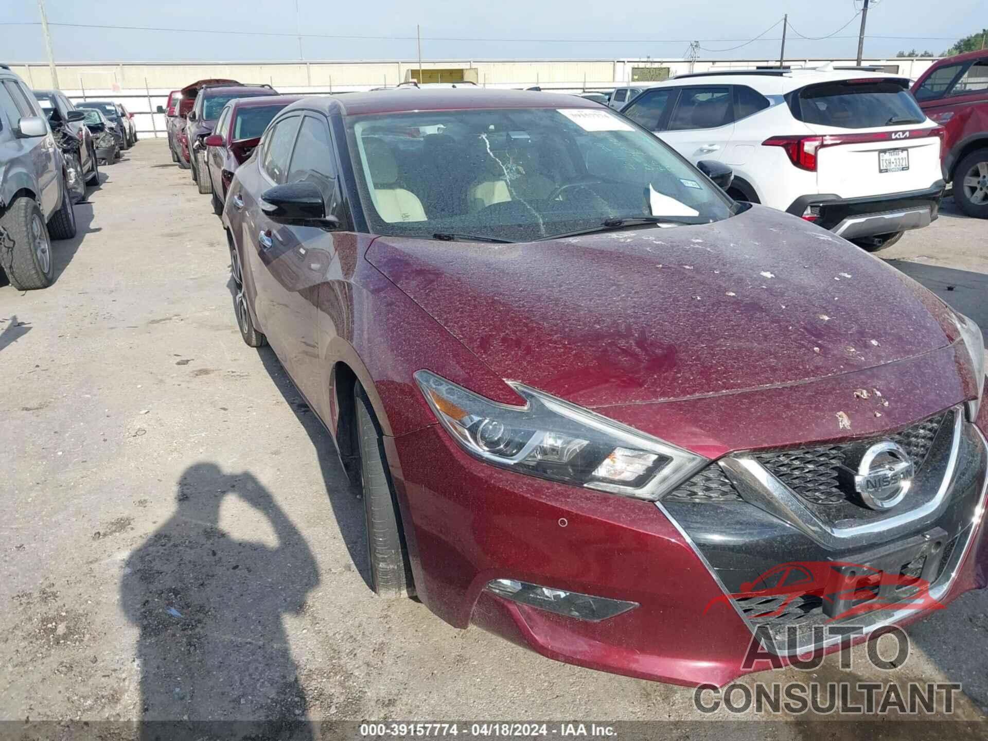 NISSAN MAXIMA 2018 - 1N4AA6AP2JC396115