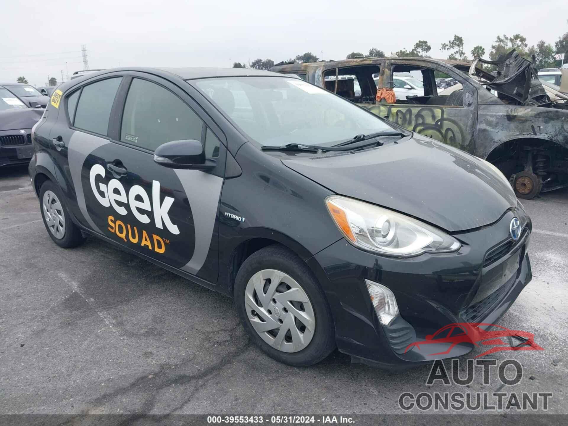 TOYOTA PRIUS C 2016 - JTDKDTB33G1120126