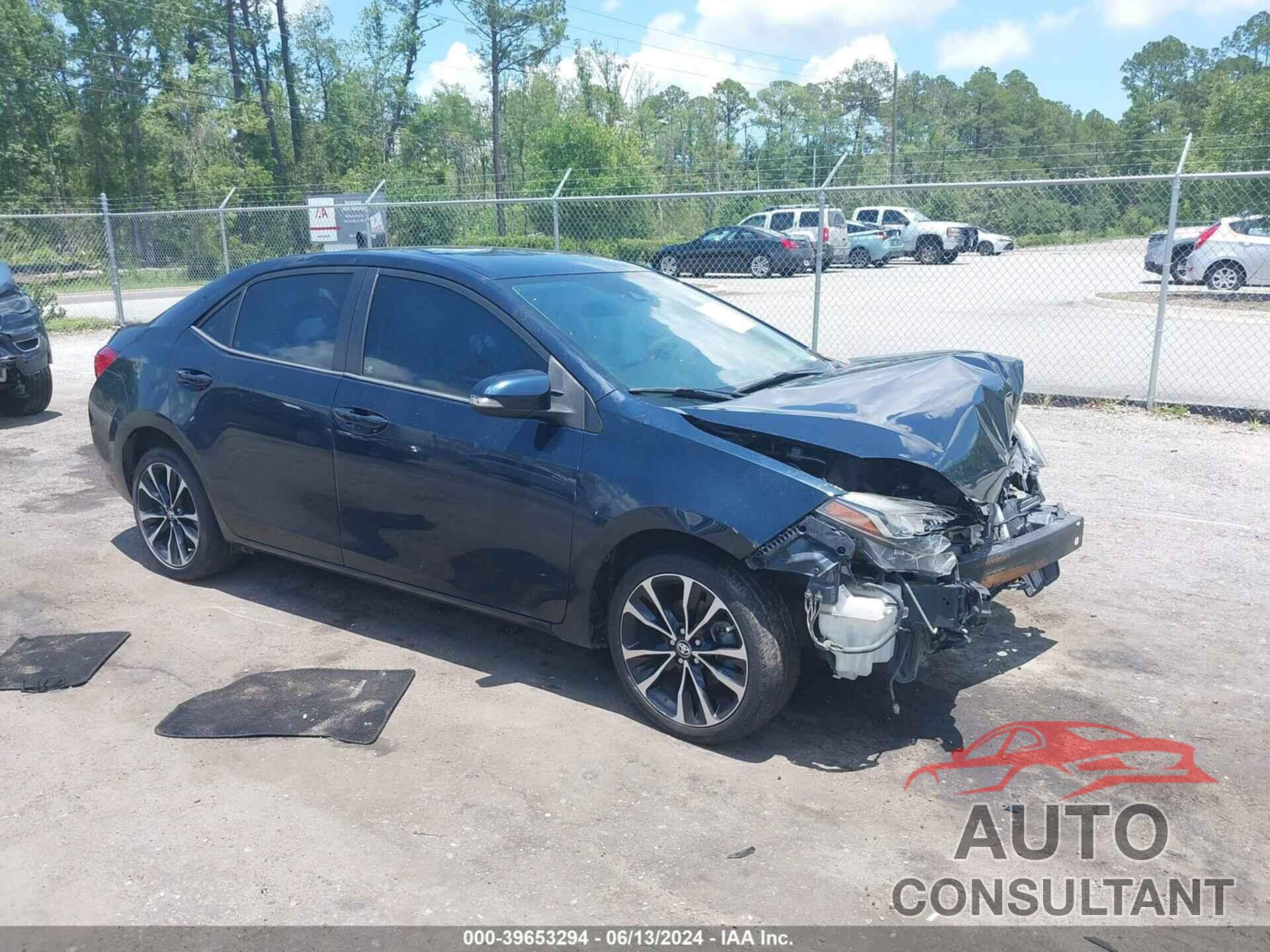 TOYOTA COROLLA 2017 - 2T1BURHE4HC837336
