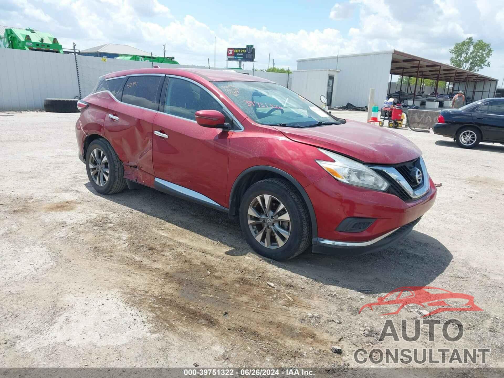 NISSAN MURANO 2017 - 5N1AZ2MG8HN150087