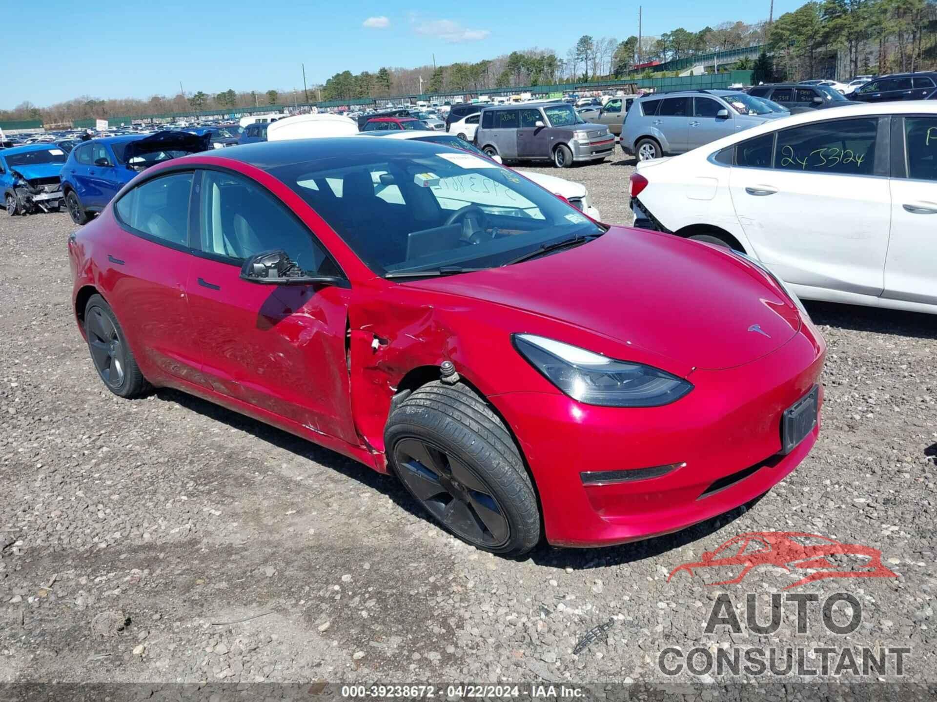 TESLA MODEL 3 2022 - 5YJ3E1EAXNF371004