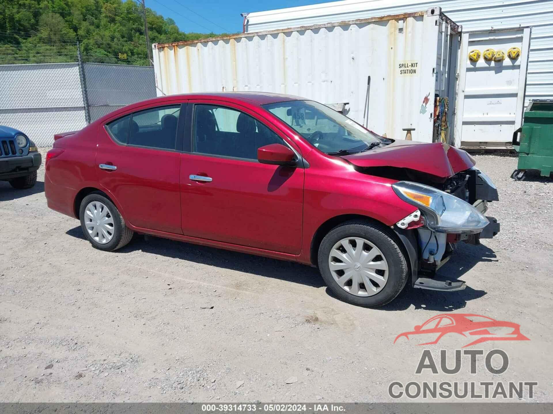 NISSAN VERSA 2018 - 3N1CN7AP9JL851241