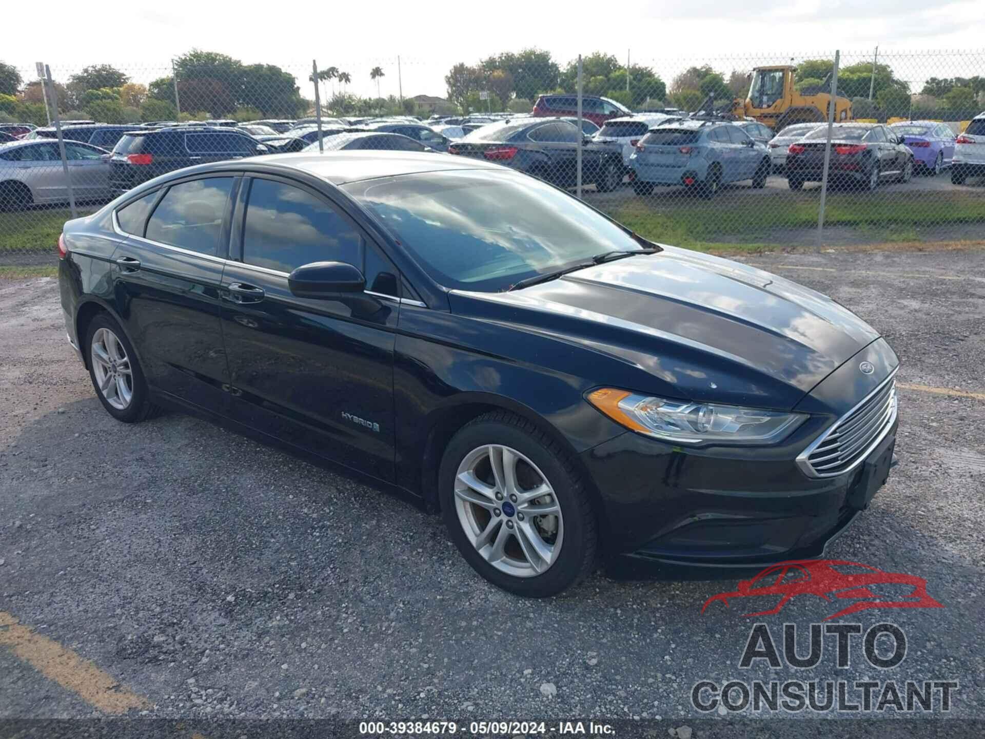 FORD FUSION HYBRID 2018 - 3FA6P0UU6JR100971