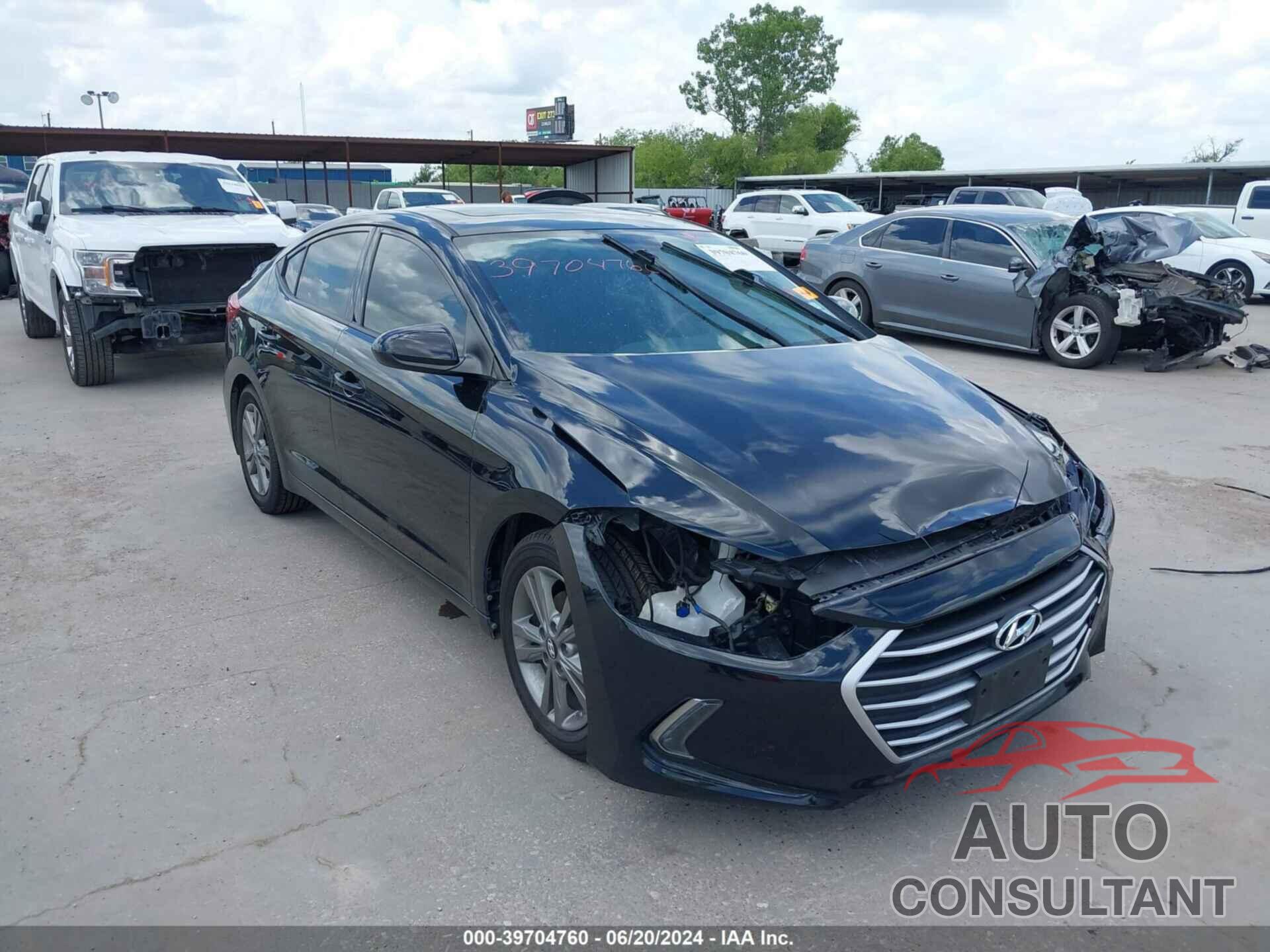 HYUNDAI ELANTRA 2017 - 5NPD84LF0HH195968