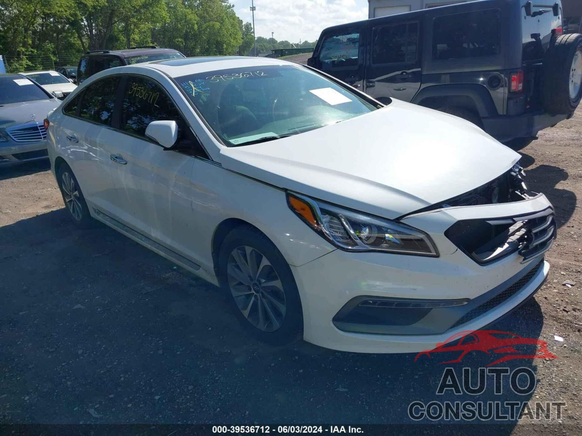 HYUNDAI SONATA 2017 - 5NPE34AFXHH509308