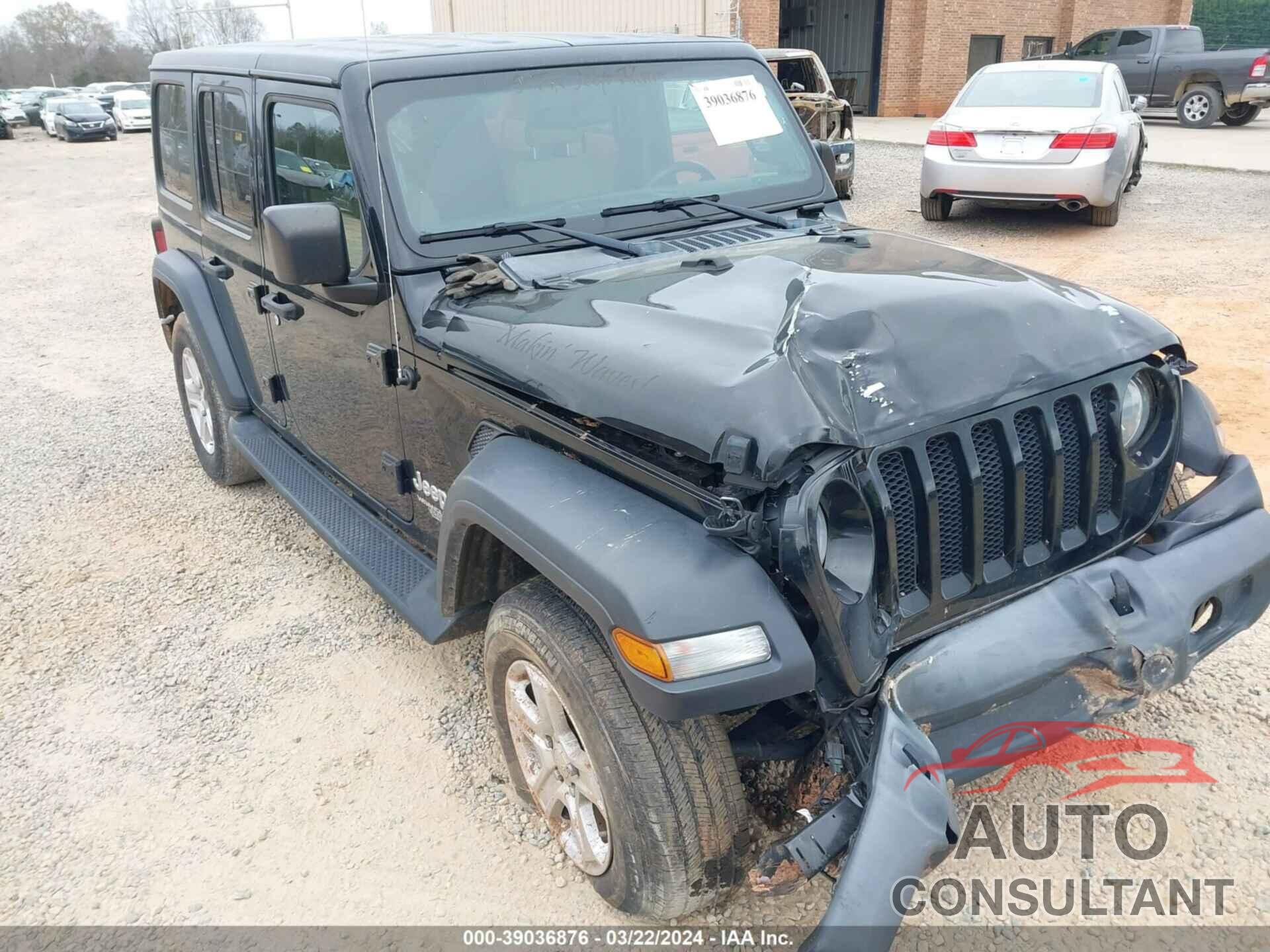 JEEP WRANGLER UNLIMITED 2020 - 1C4HJXDG6LW274689