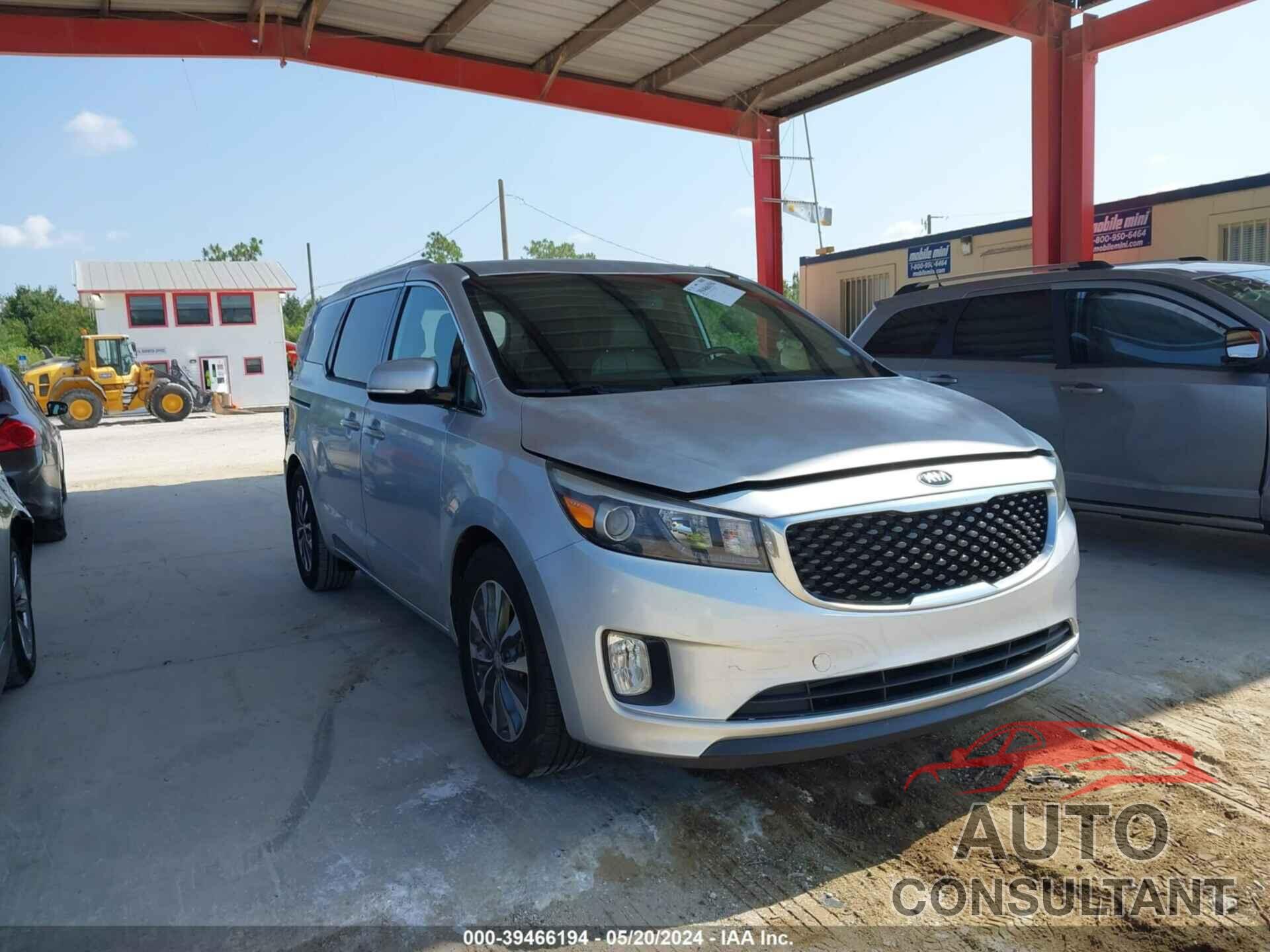 KIA SEDONA 2016 - KNDMC5C10G6149302