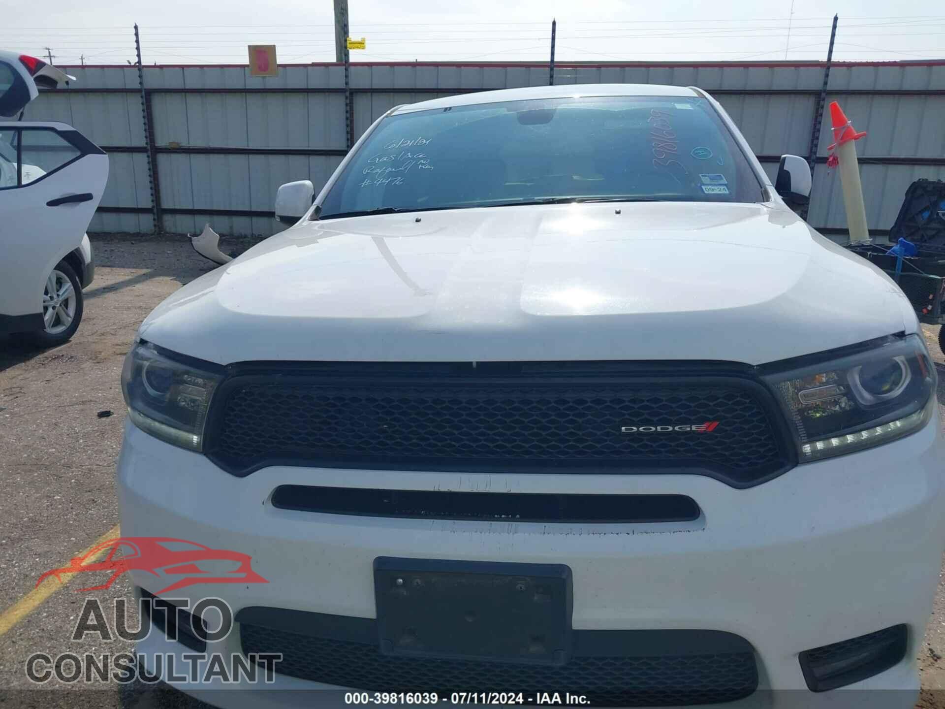 DODGE DURANGO 2019 - 1C4RDHDGXKC824476