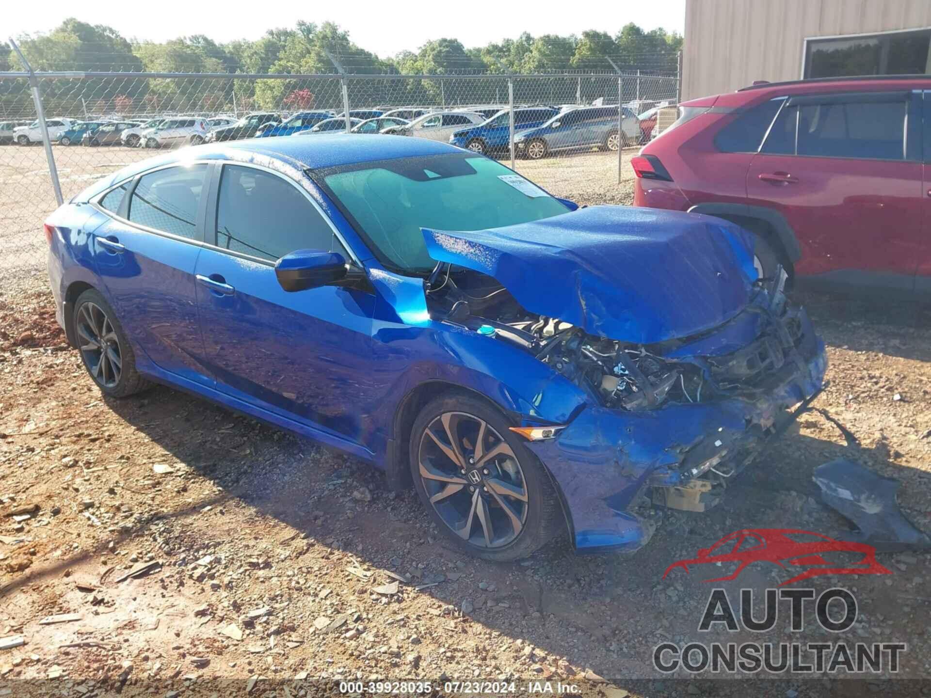 HONDA CIVIC 2019 - 2HGFC2F83KH597087