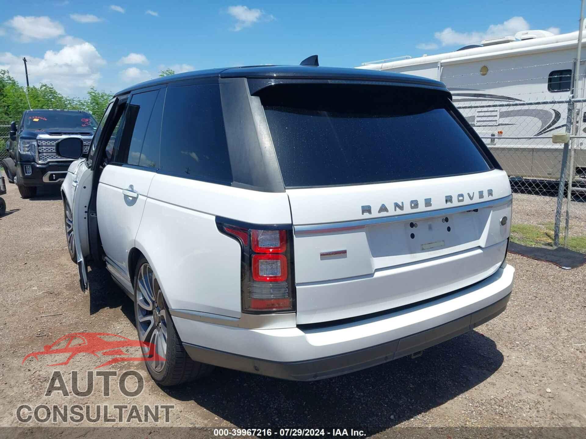 LAND ROVER RANGE ROVER 2017 - SALGV2FEXHA320973