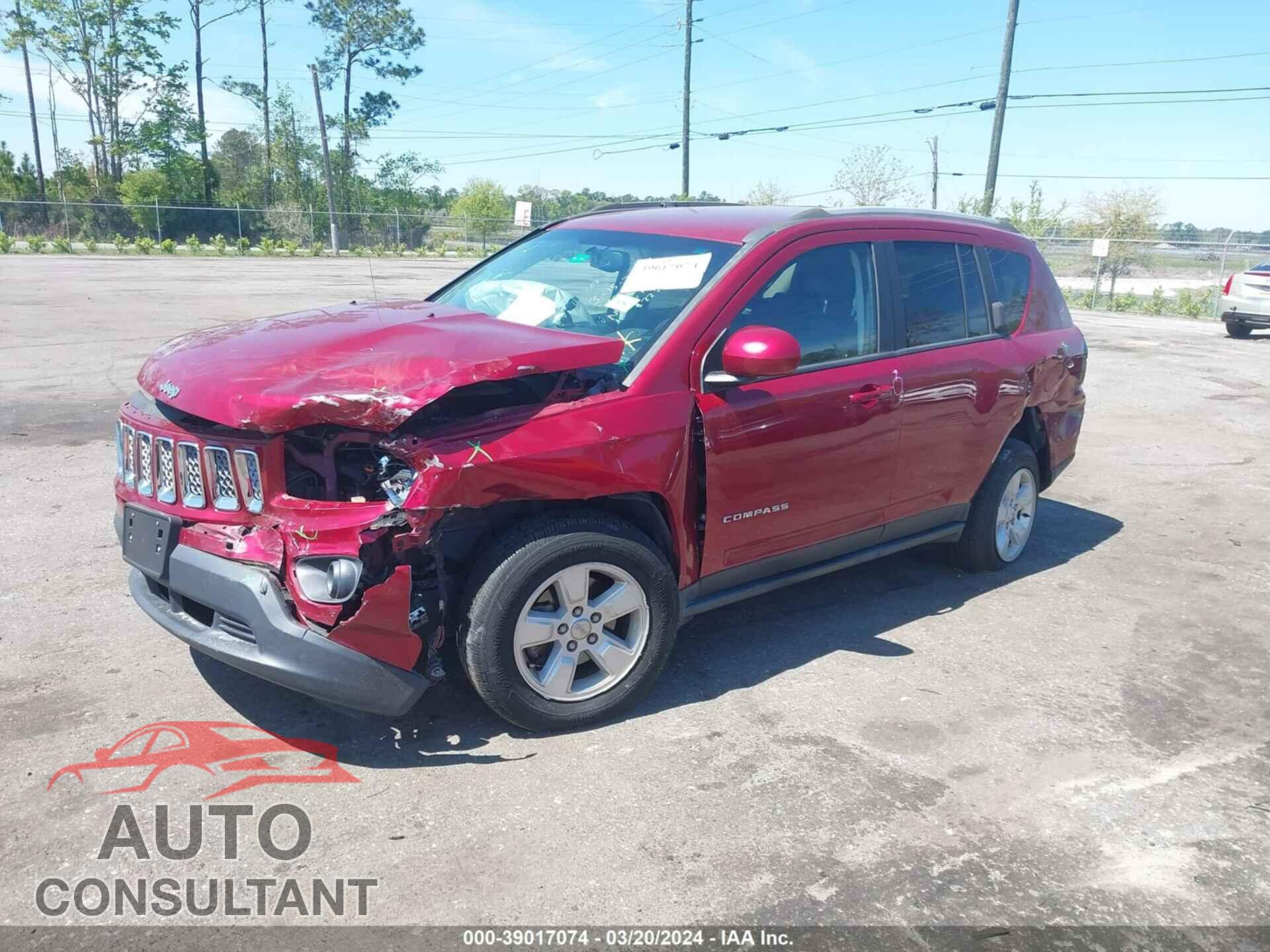 JEEP COMPASS 2017 - 1C4NJCEB7HD198322
