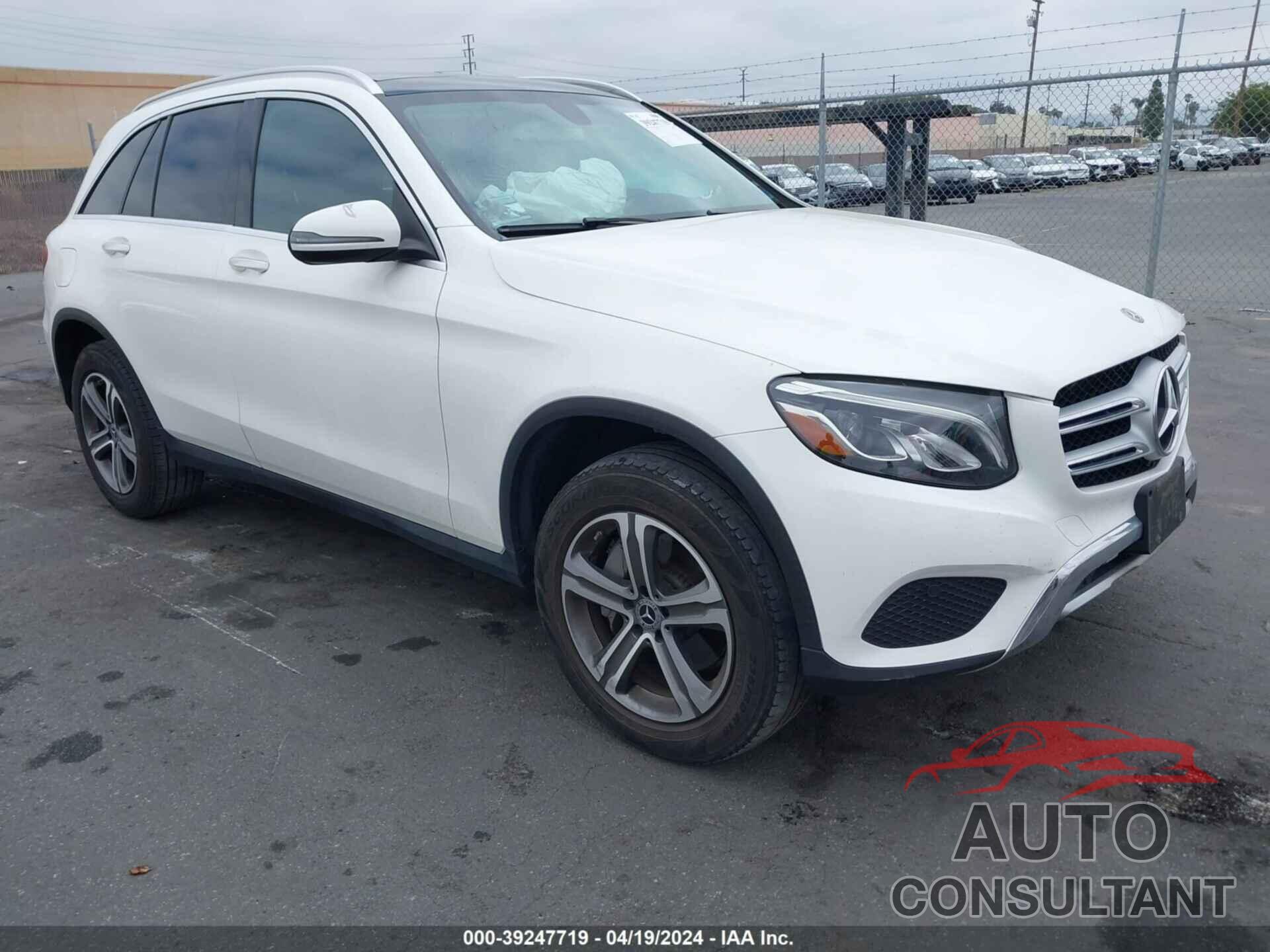 MERCEDES-BENZ GLC 300 2019 - WDC0G4JB2K1002407