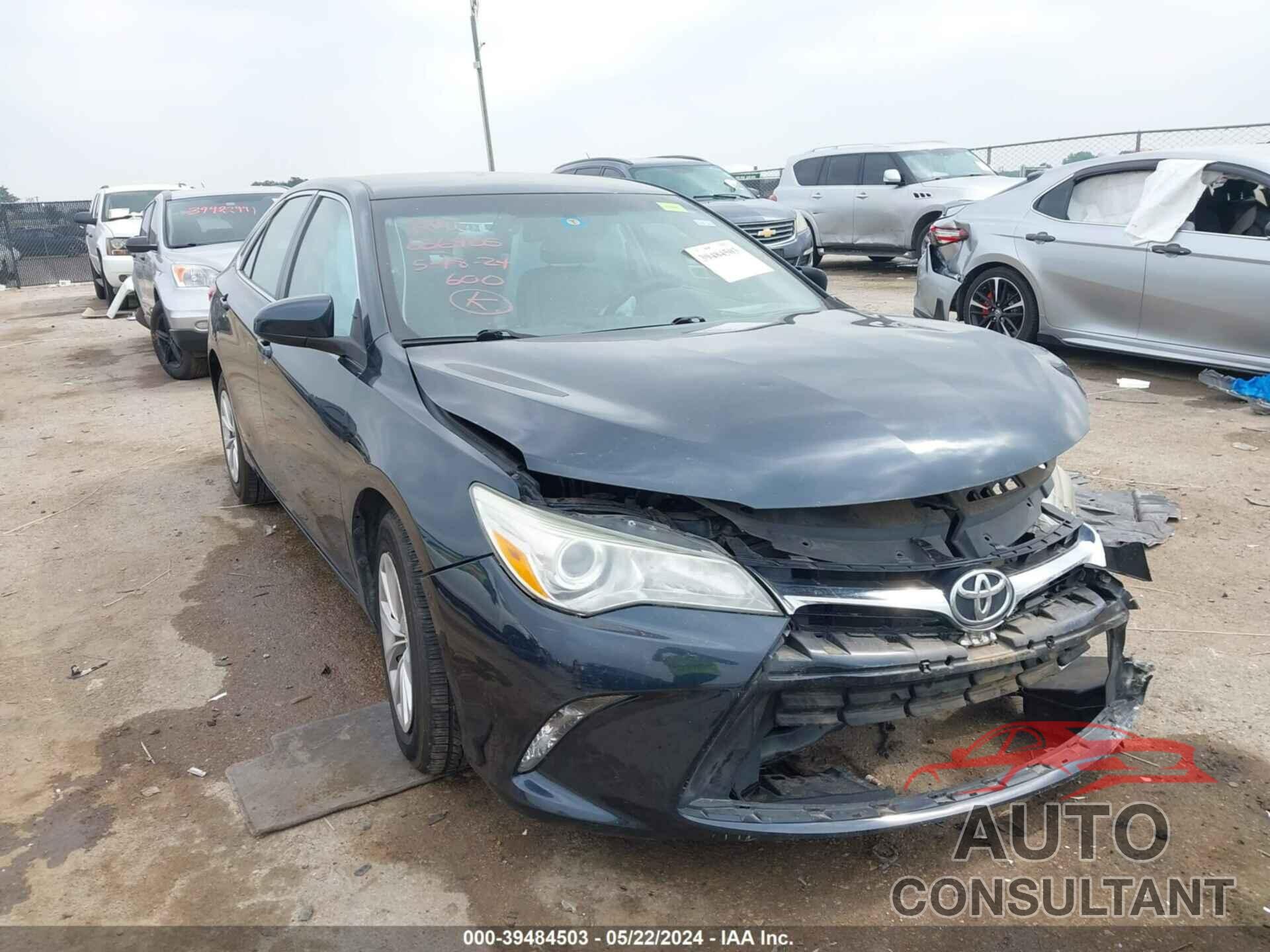 TOYOTA CAMRY 2016 - 4T4BF1FK2GR540735