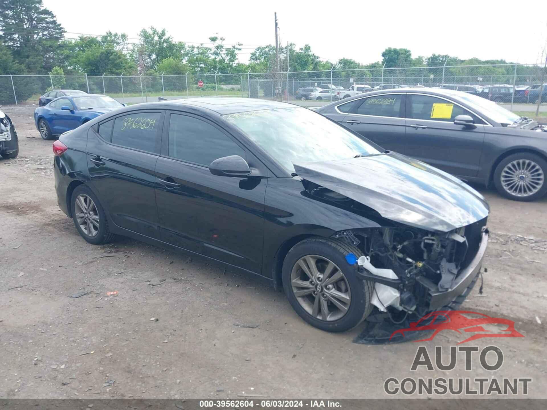 HYUNDAI ELANTRA 2018 - 5NPD84LF4JH291365