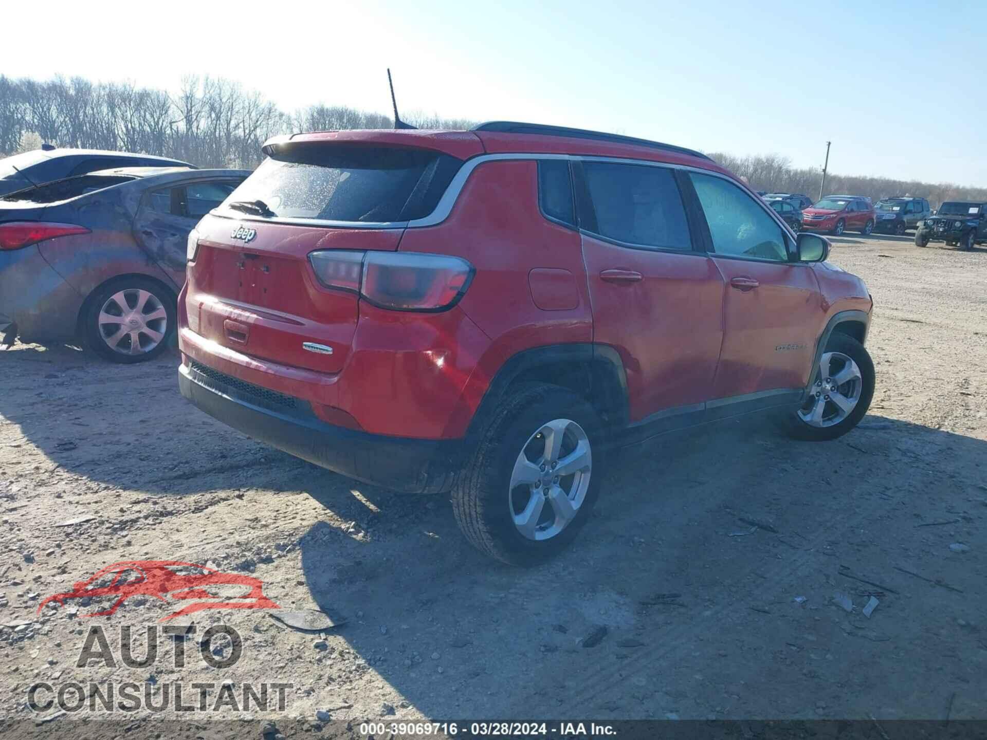 JEEP COMPASS 2017 - 3C4NJCBB2HT632564
