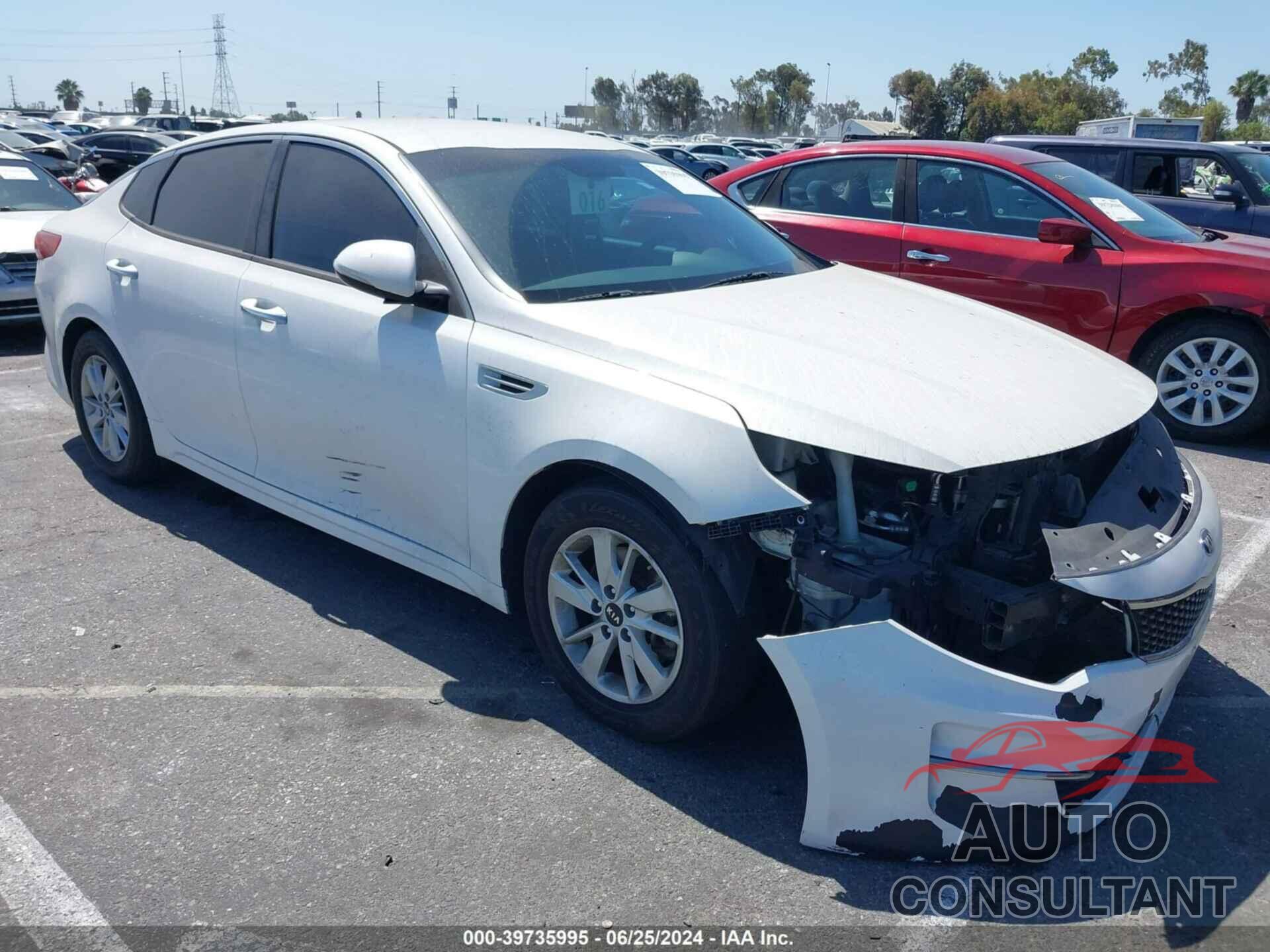 KIA OPTIMA 2016 - KNAGT4L34G5101877