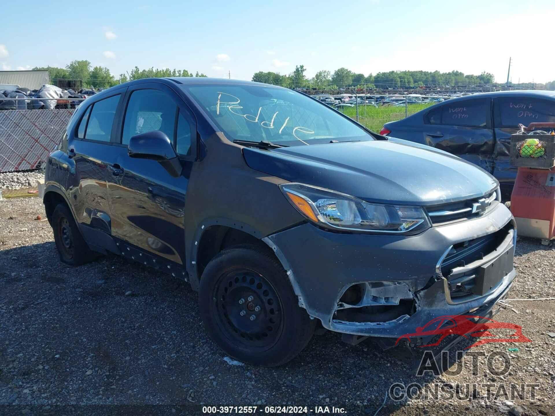 CHEVROLET TRAX 2018 - 3GNCJKSB3JL212441