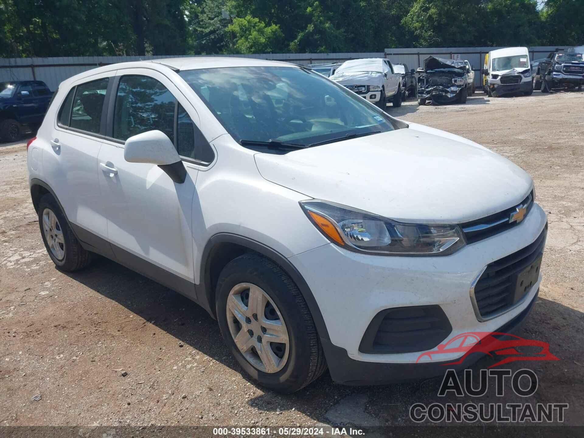 CHEVROLET TRAX 2017 - 3GNCJKSBXHL265437