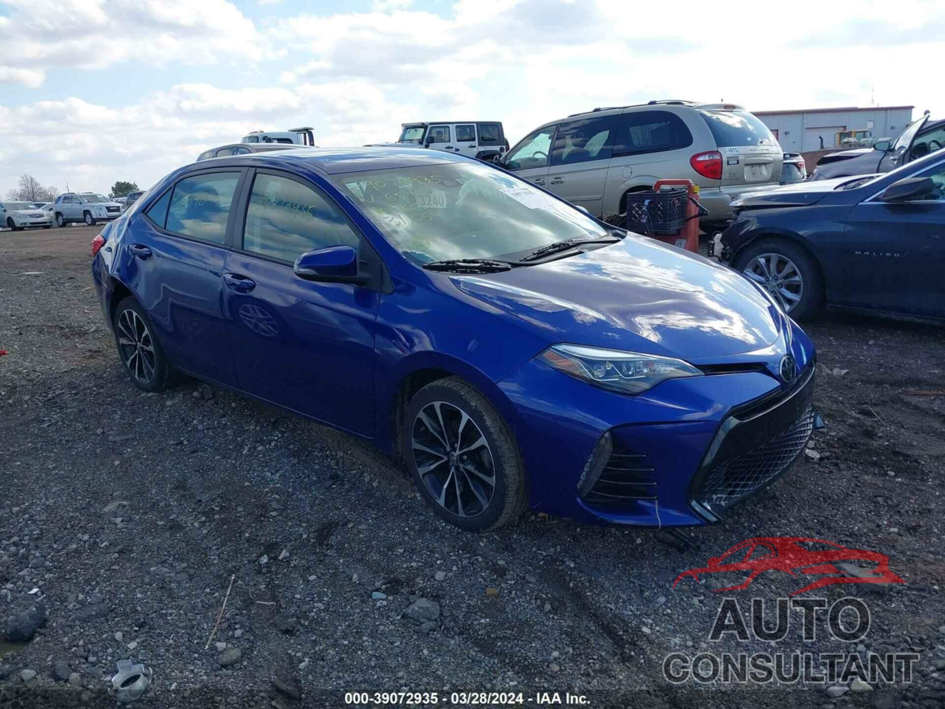 TOYOTA COROLLA 2017 - 2T1BURHE1HC896540