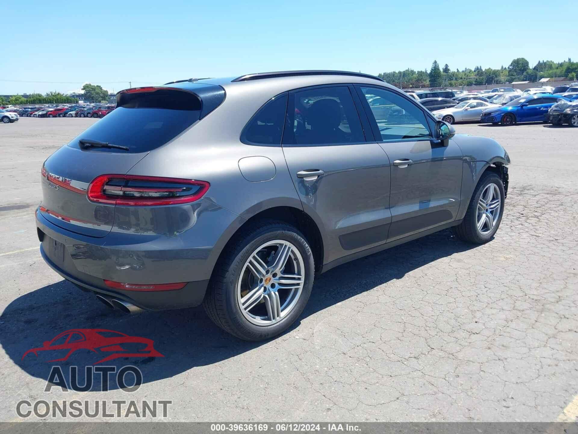PORSCHE MACAN 2016 - WP1AB2A55GLB43909