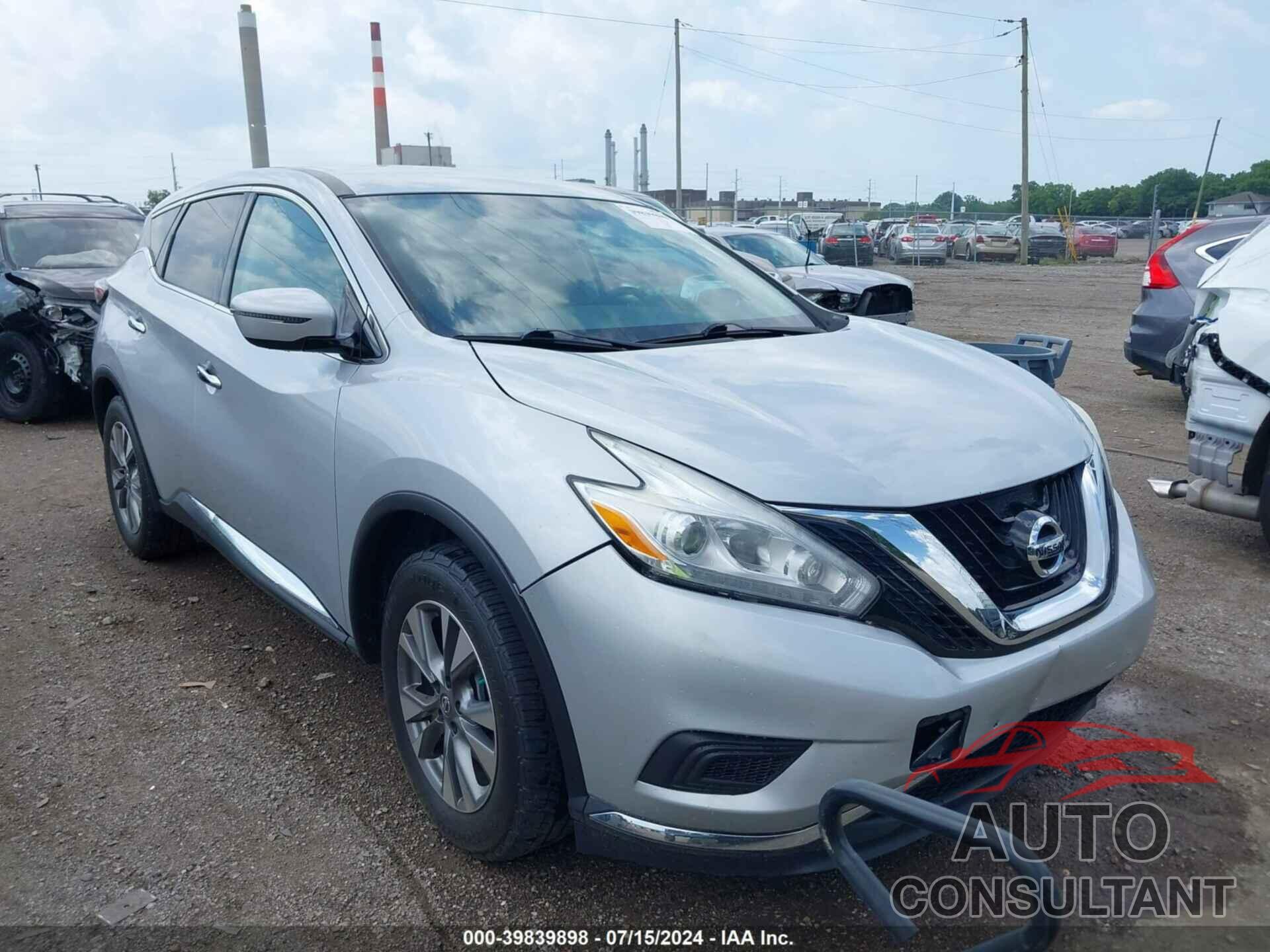 NISSAN MURANO 2016 - 5N1AZ2MH2GN128948