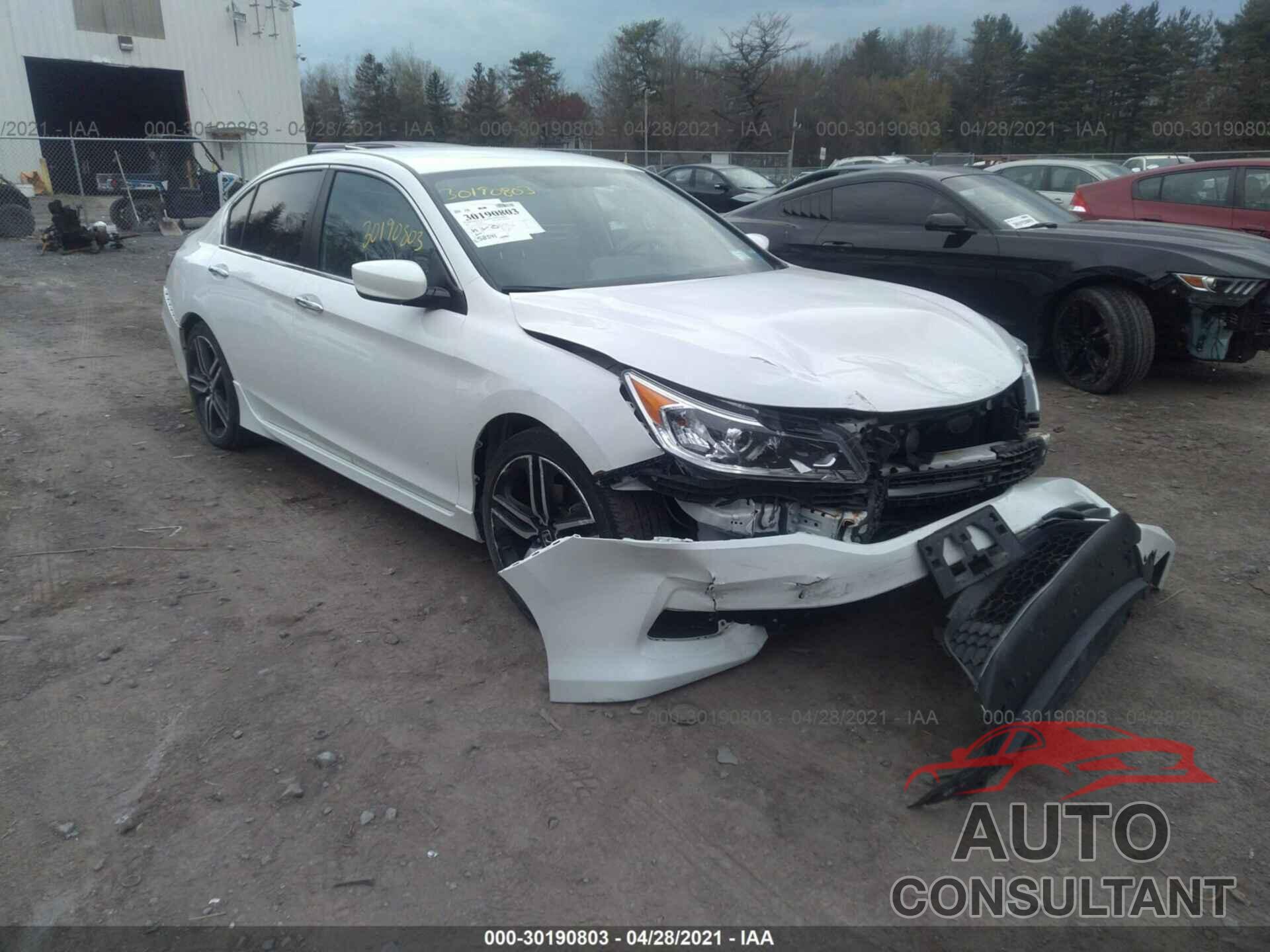HONDA ACCORD SEDAN 2017 - 1HGCR2F1XHA277986