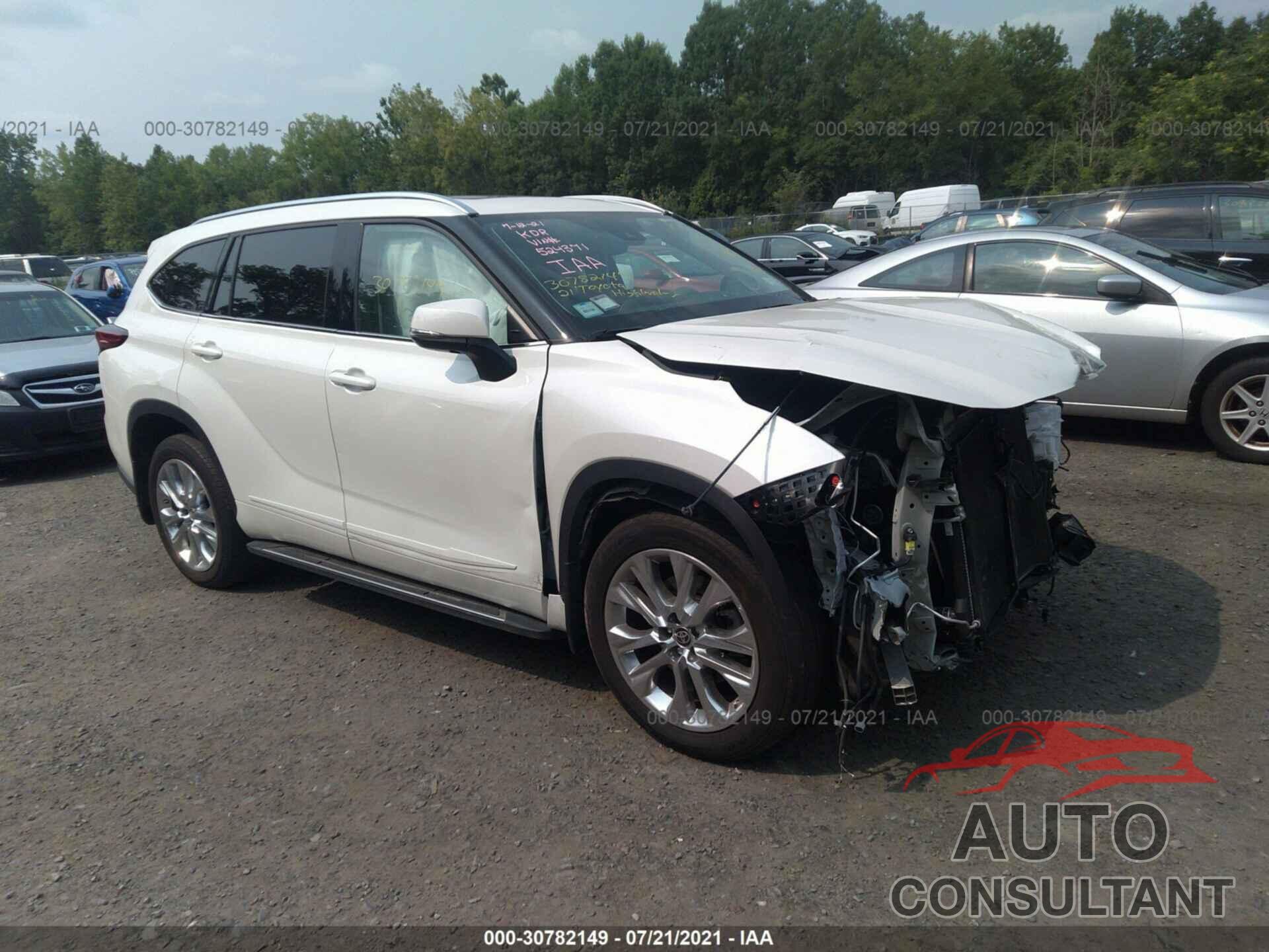 TOYOTA HIGHLANDER 2021 - 5TDDZRBHXMS524371