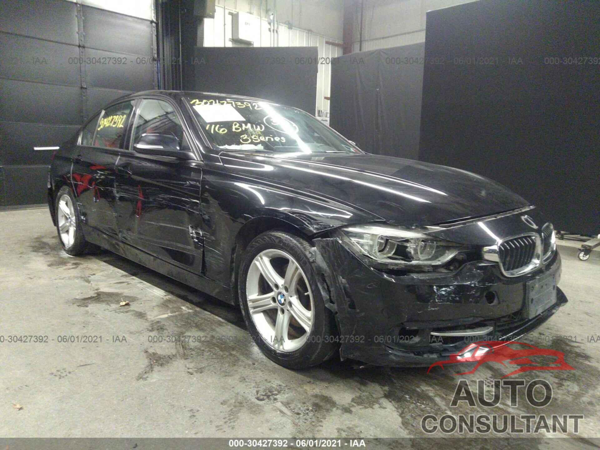 BMW 3 SERIES 2016 - WBA8E3G5XGNT79946